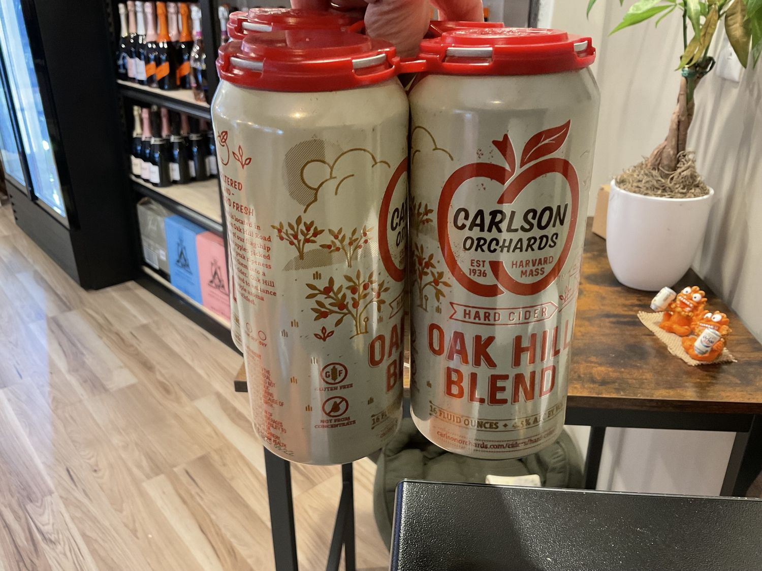 CARLSON CIDER OAK HILL 4 PK