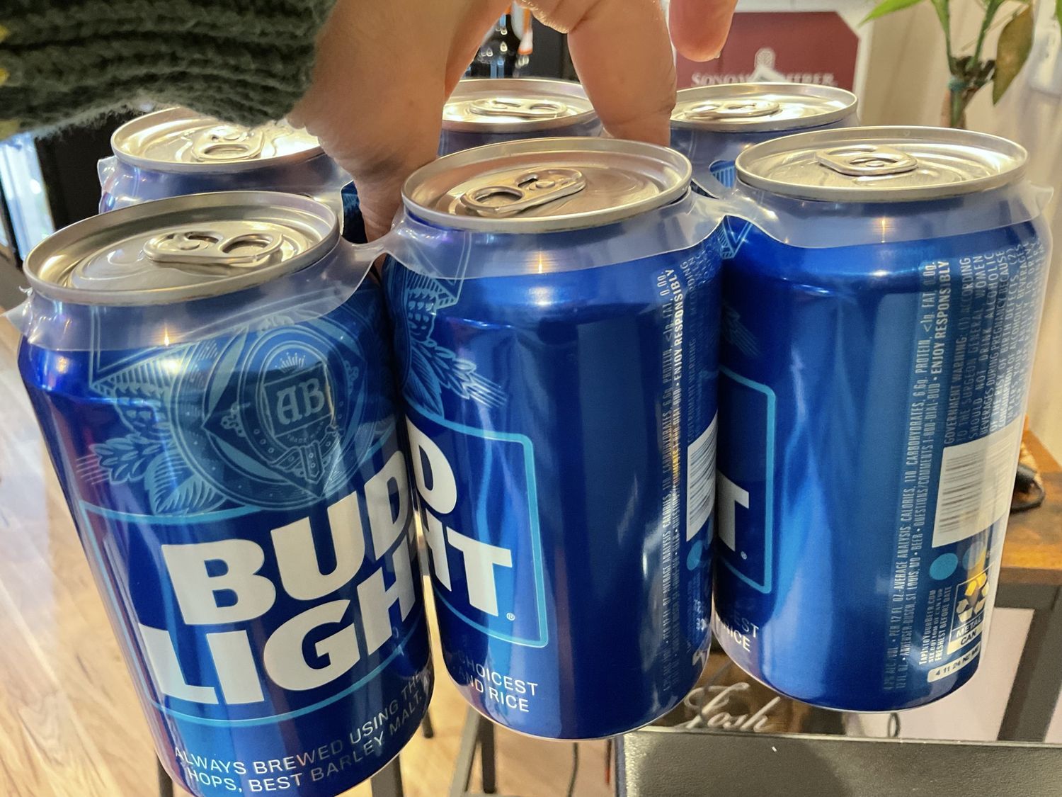 BUD LIGHT 6PK CAN