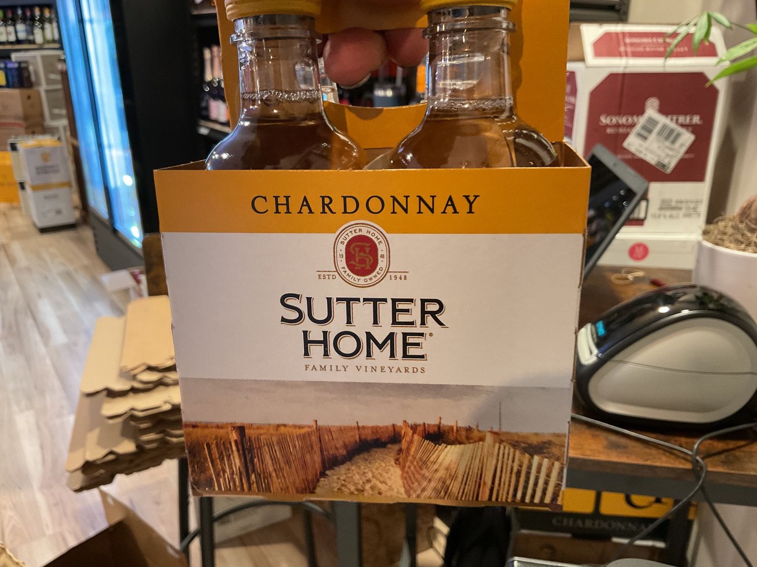 SUTTER HOME CHARDONNAY 4pk