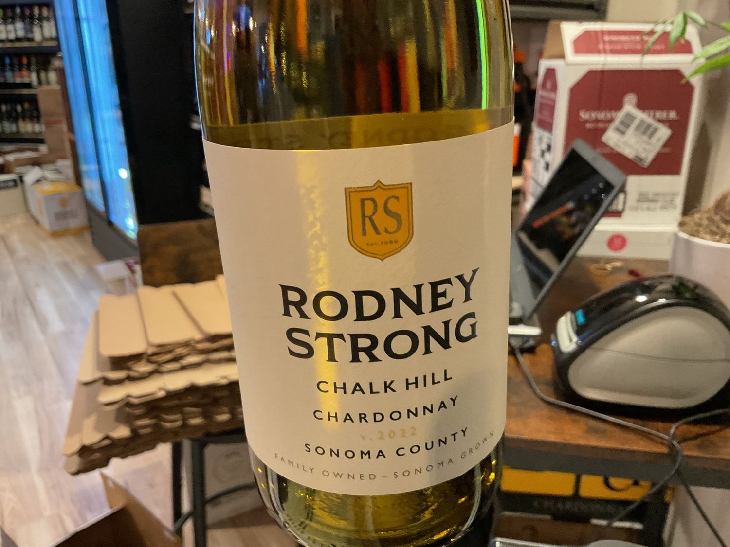 RODNEY STRONG  CHALK HILL CHARD 750ml