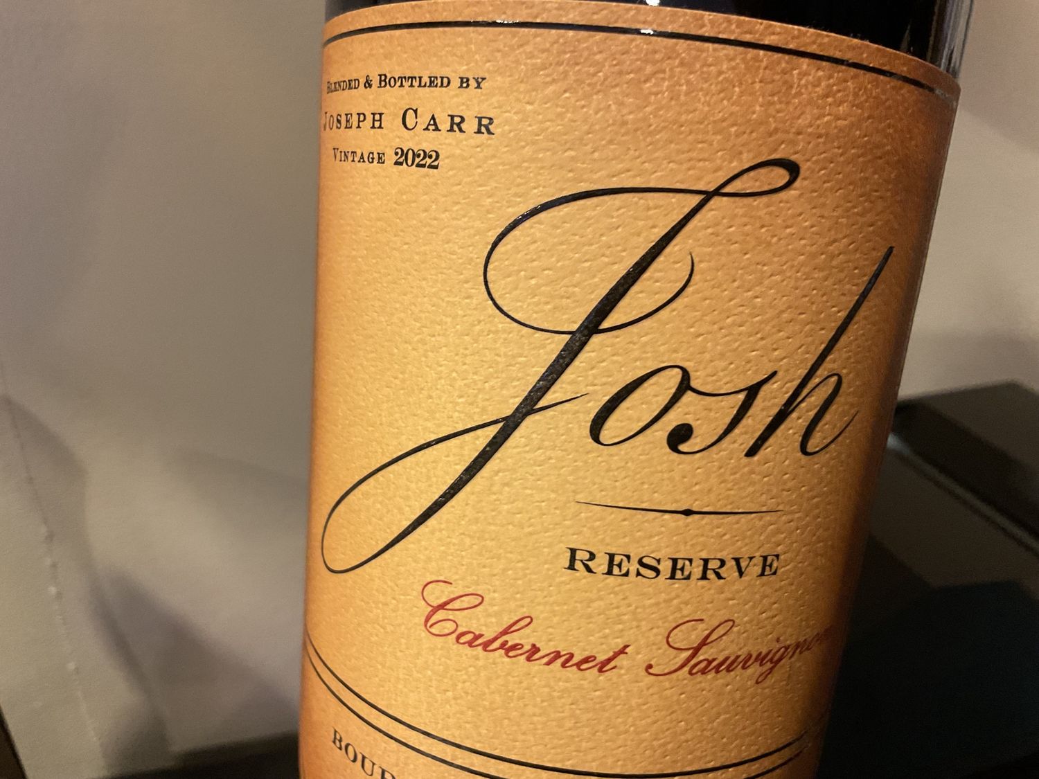 JOSH BOURBON CAB 750ml