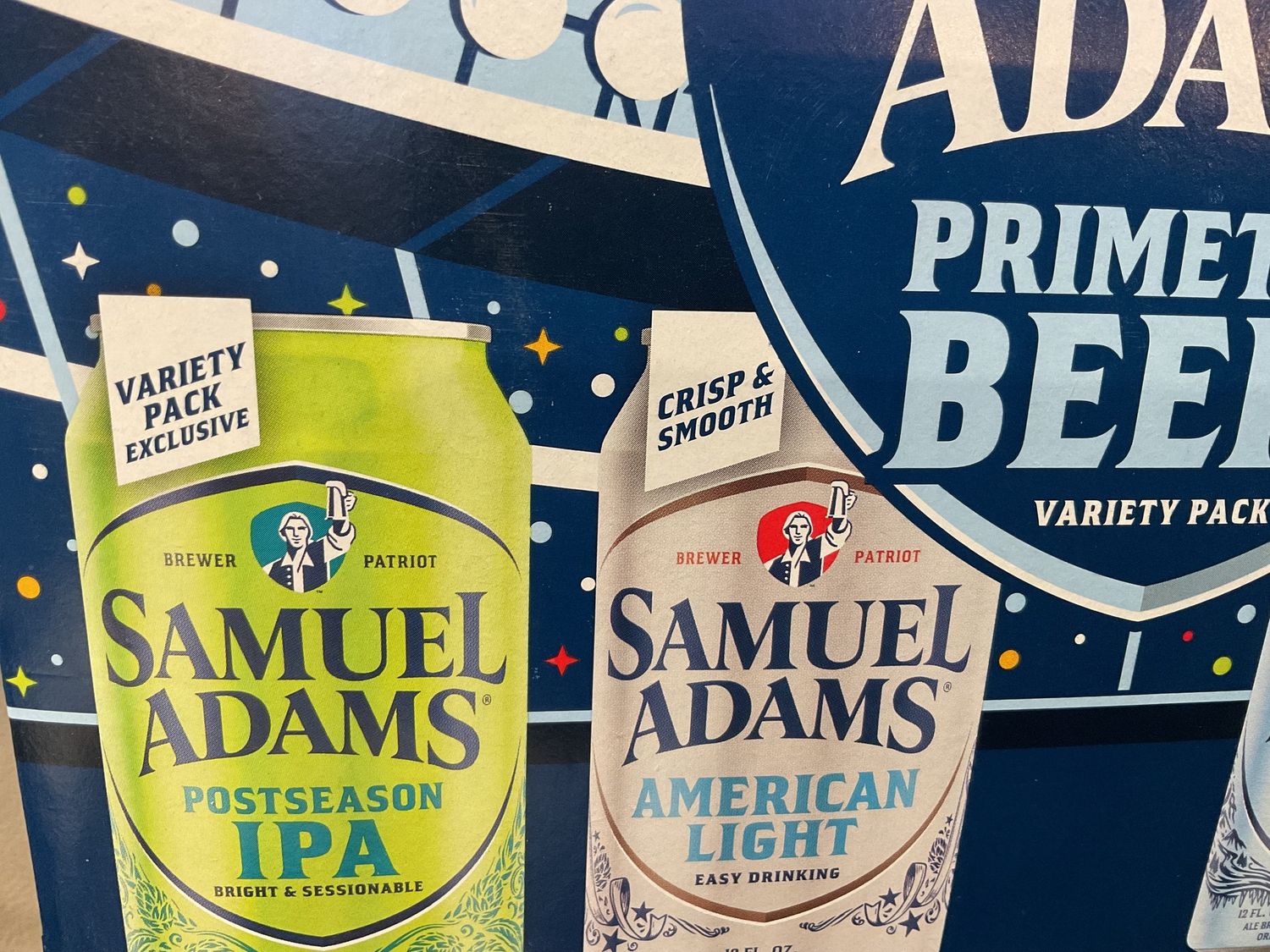 SAM ADAMS SEASONAL MIX 12 can