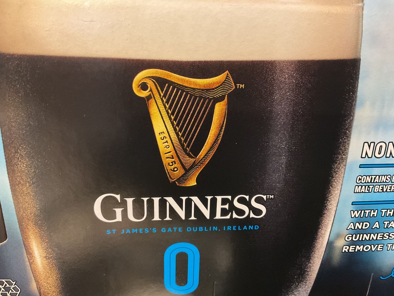 GUINNESS ZERO 8pk