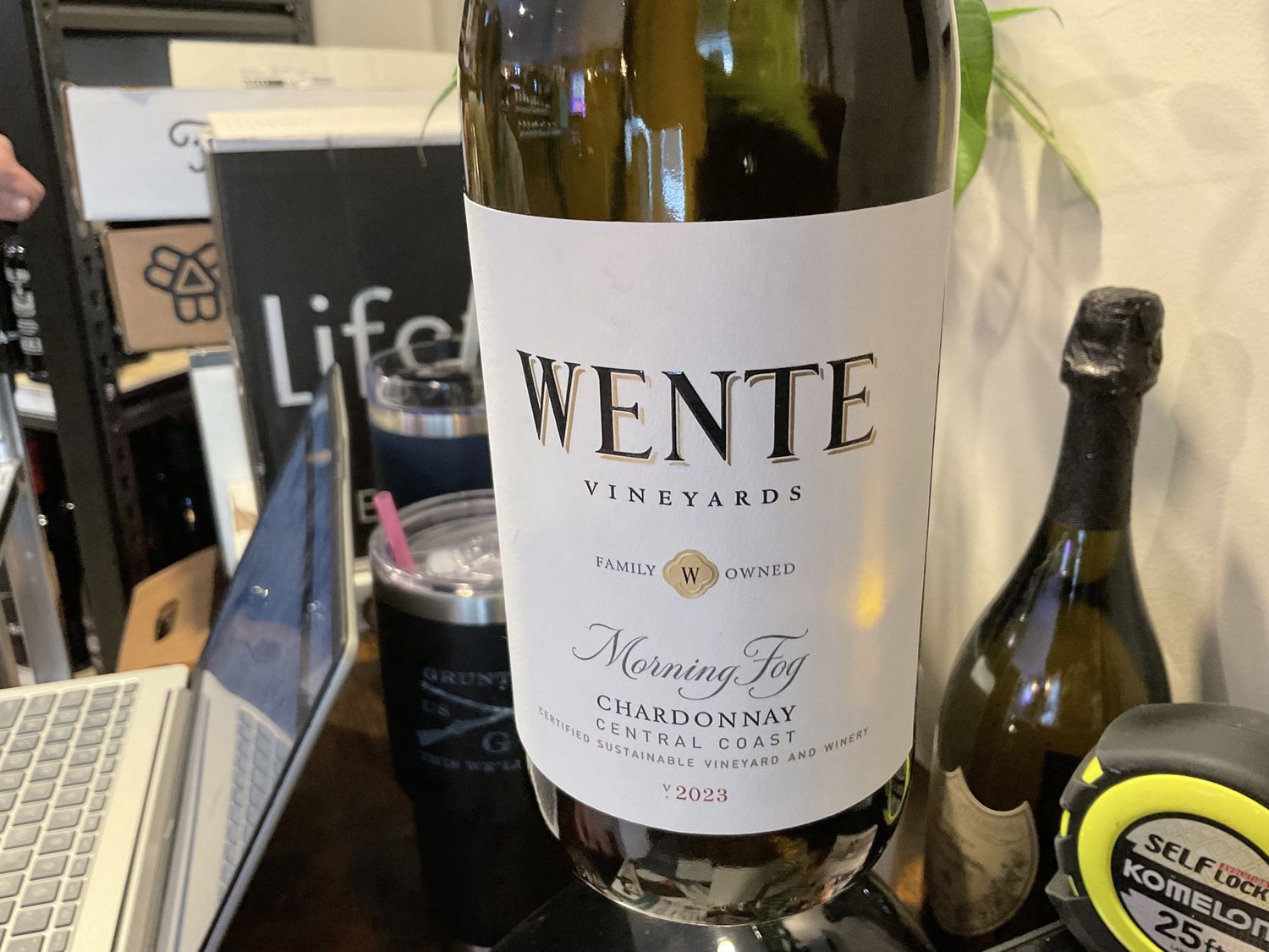 WENTE MORNING FOG CHARDONNAY 750ml