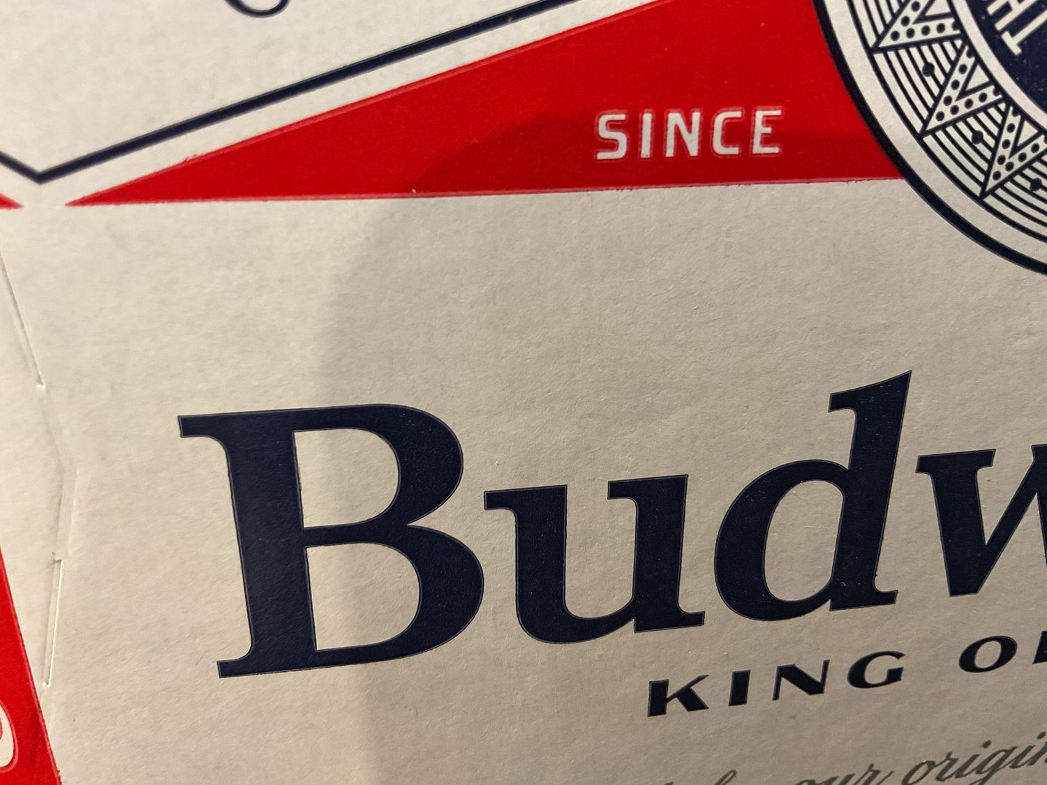 BUDWEISER 12PK BT.