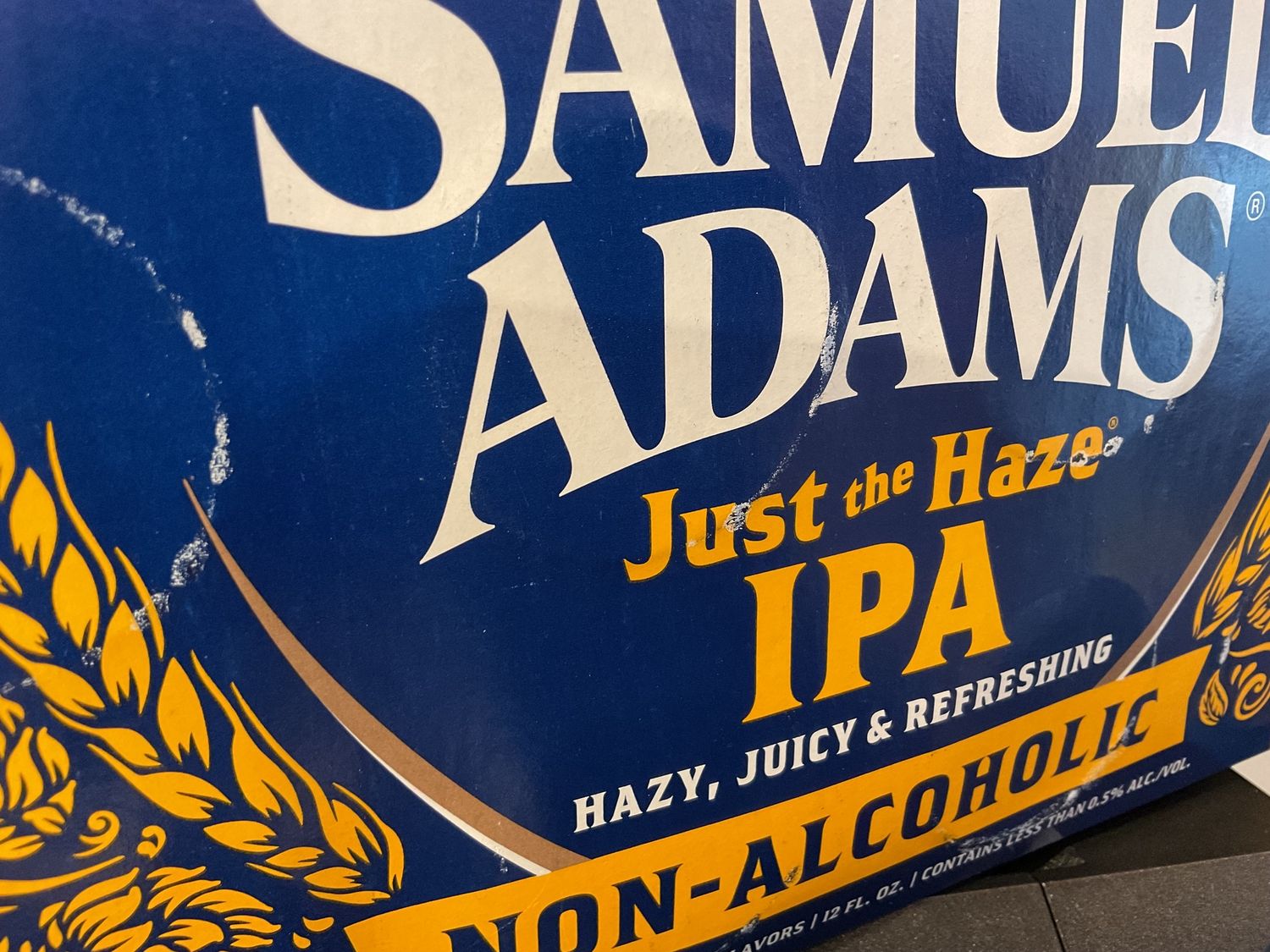 SAM ADAMS JUST THE HAZE NA 12 pk CAN