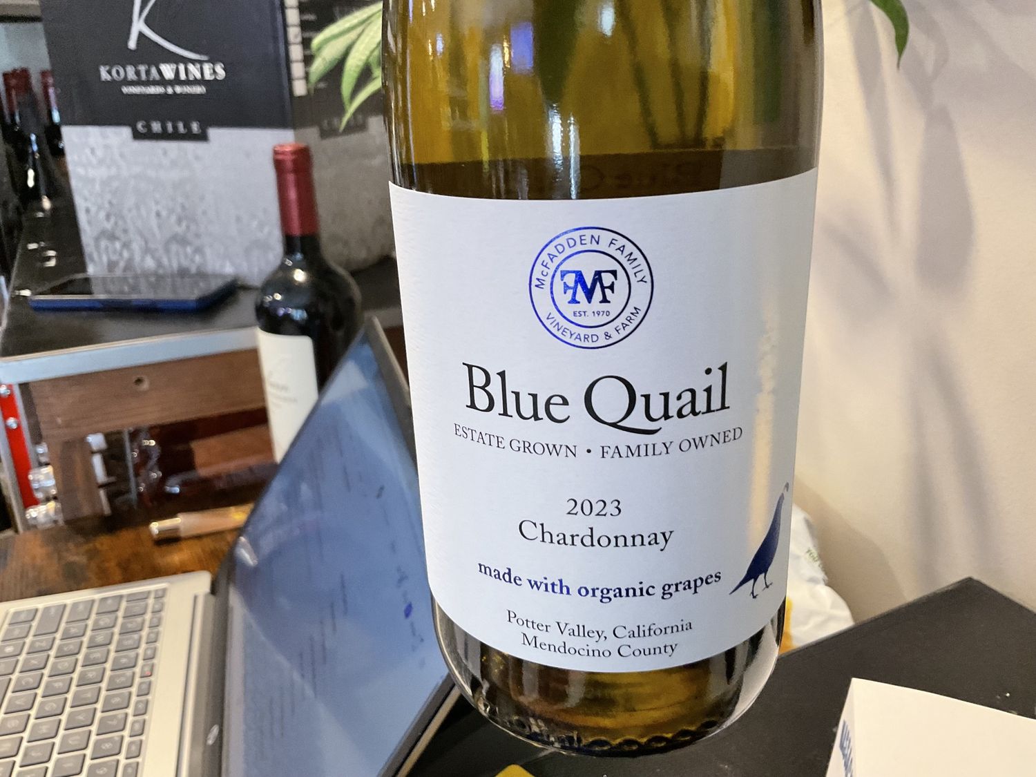 BLUE QUAIL CHARDONNAY 750ml