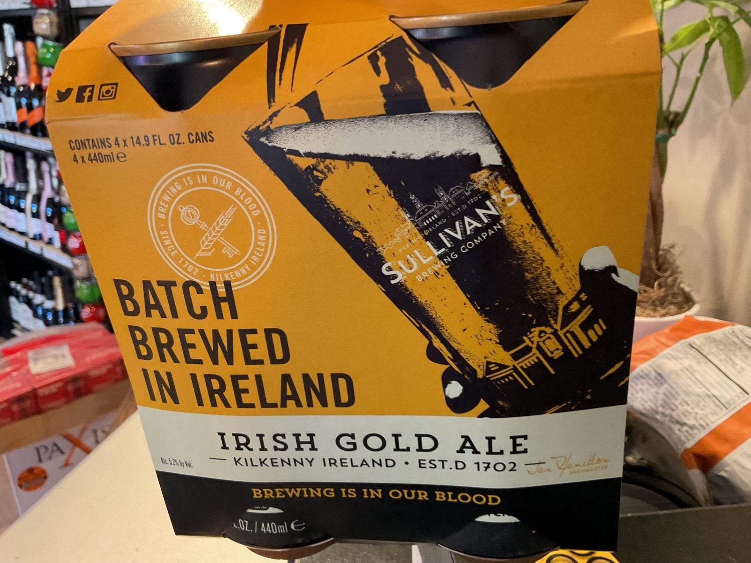 SULLIVAN IRISH GOLD 4 pk
