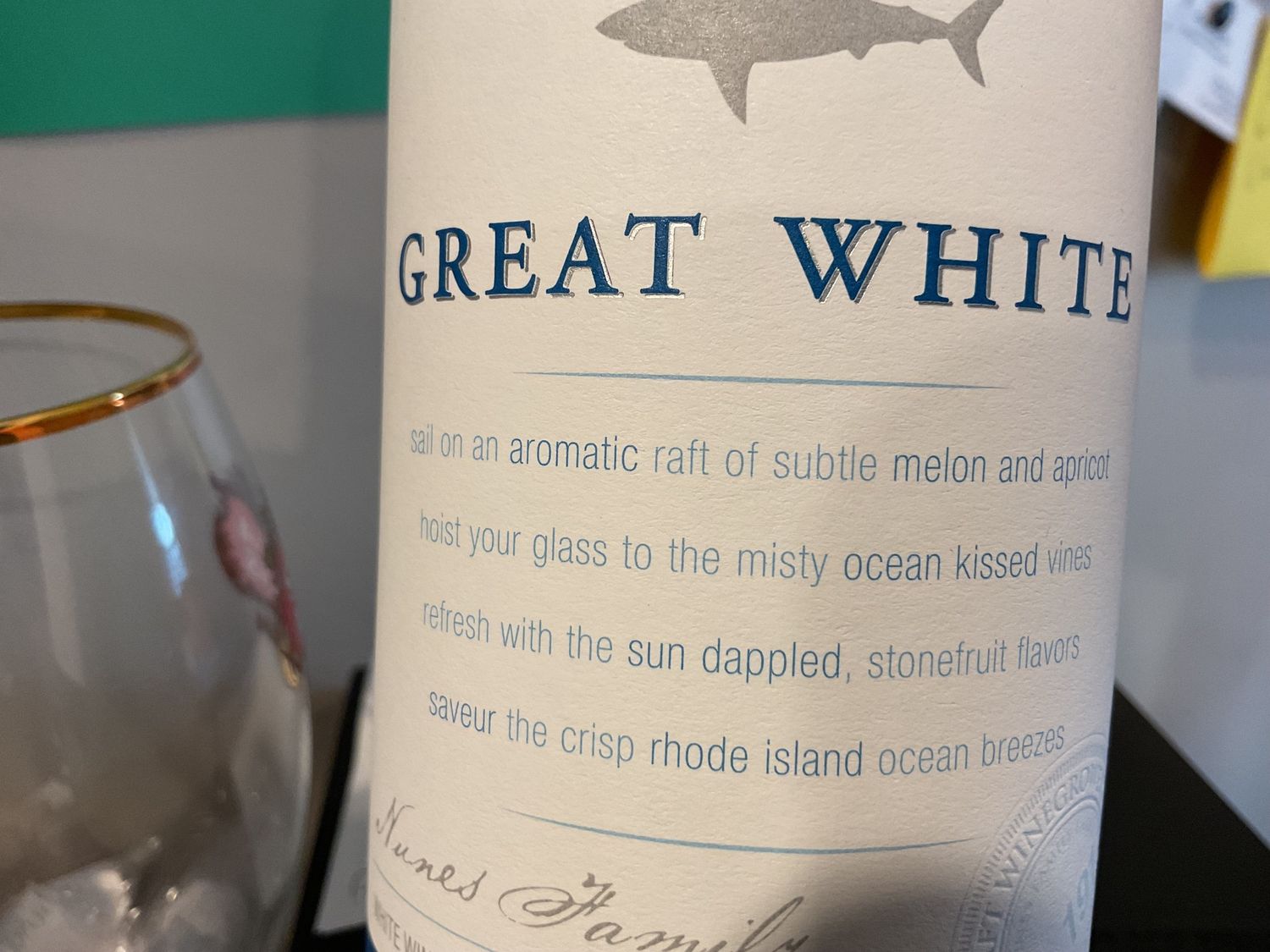NEWPORT GREAT WHITE 750ml