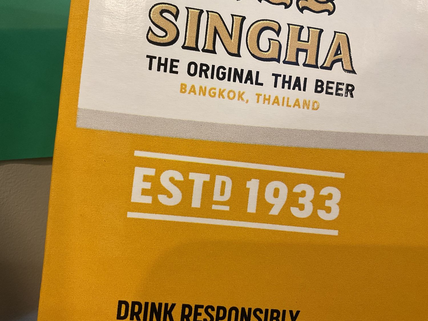 SINGHA BEER 12pk