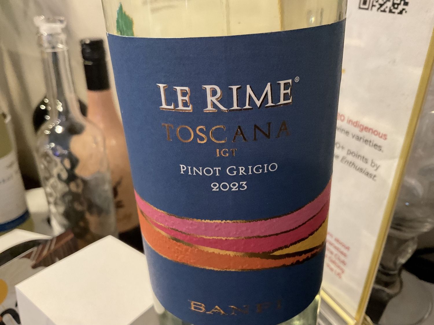 BANFI LE RIME PINOT GRIGIO 750ml