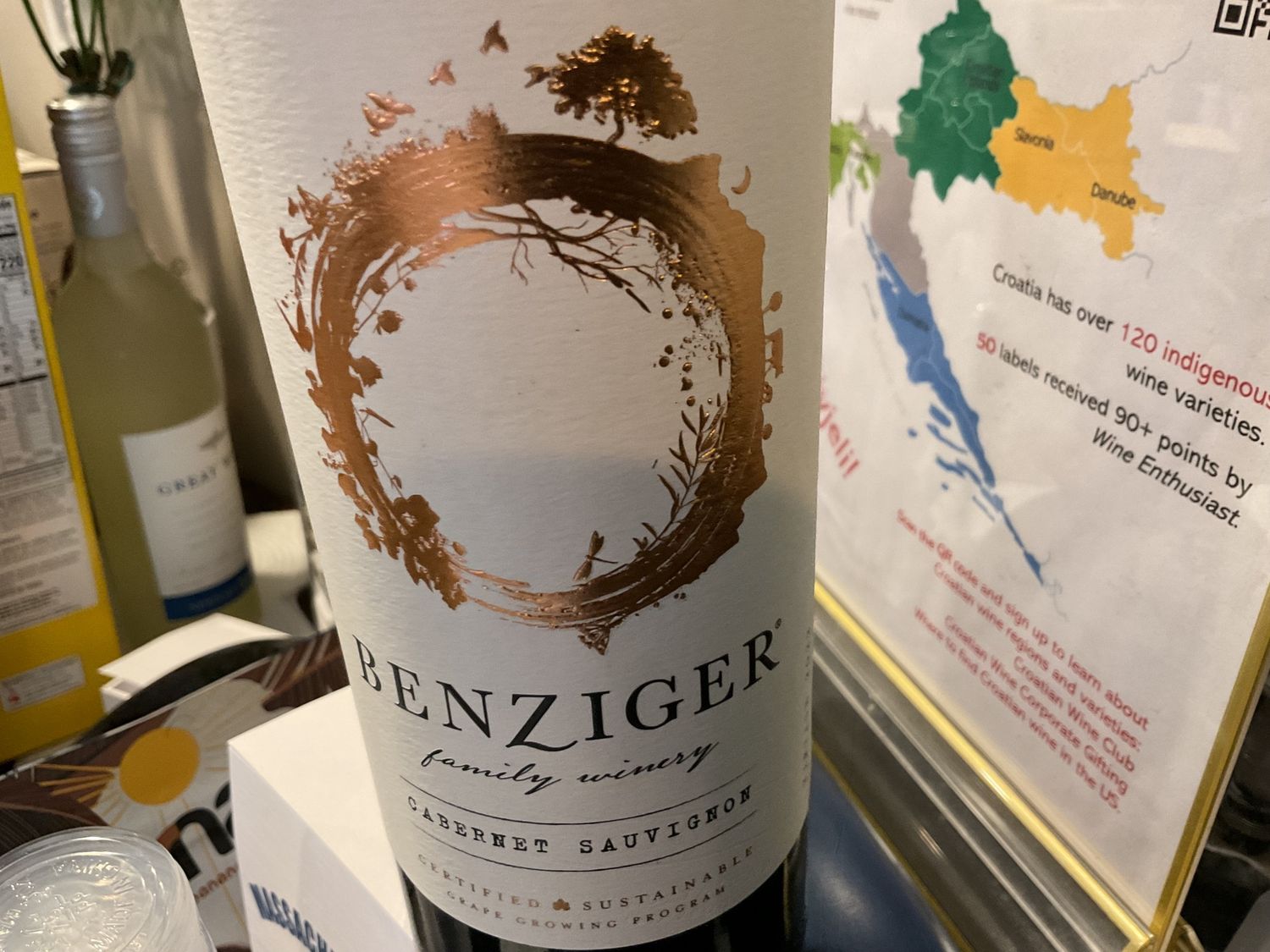 BENZIGER CABERNET SAUVIGNON 750ml