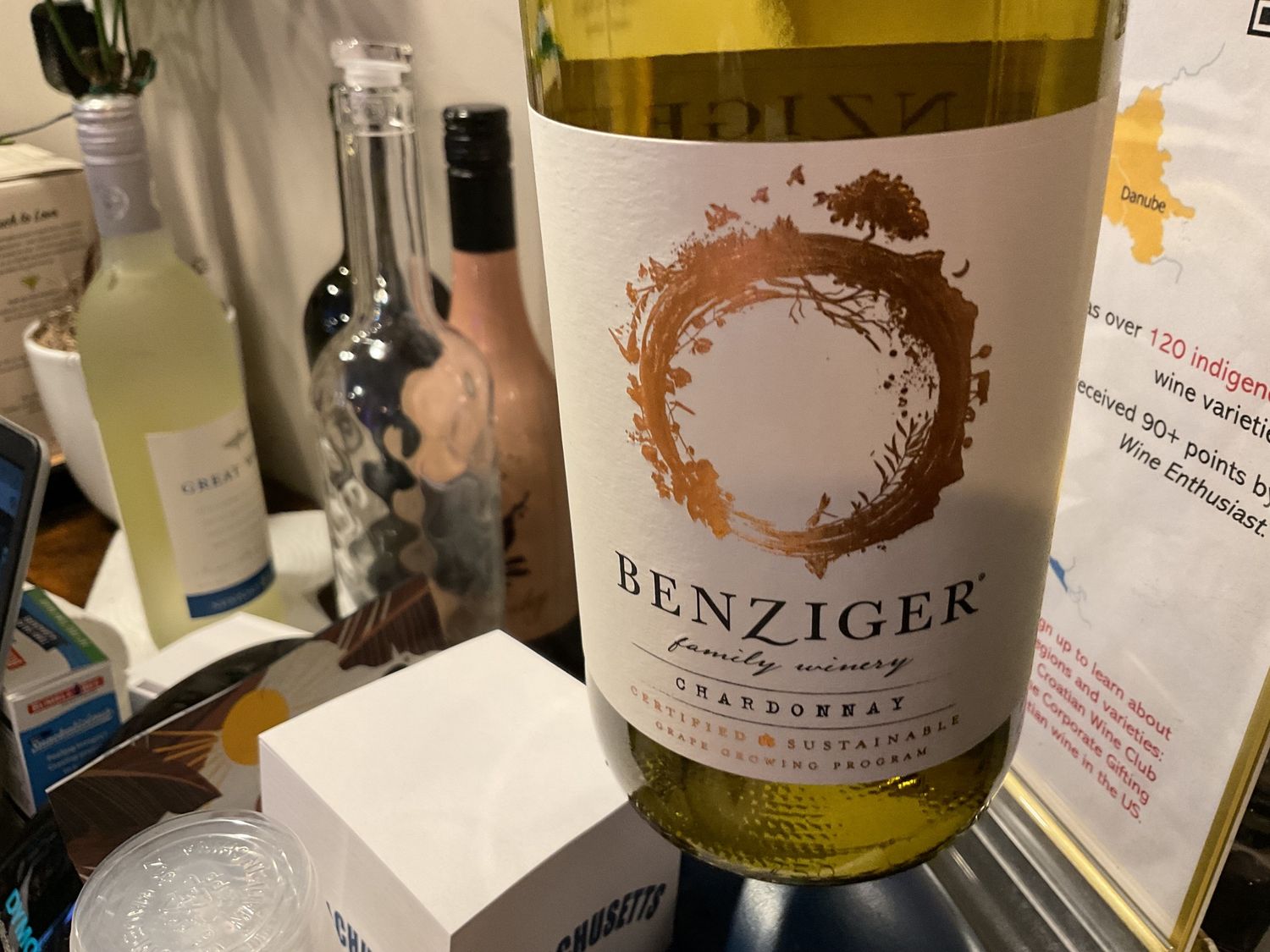 BENZIGER CHARDONNAY 750ml