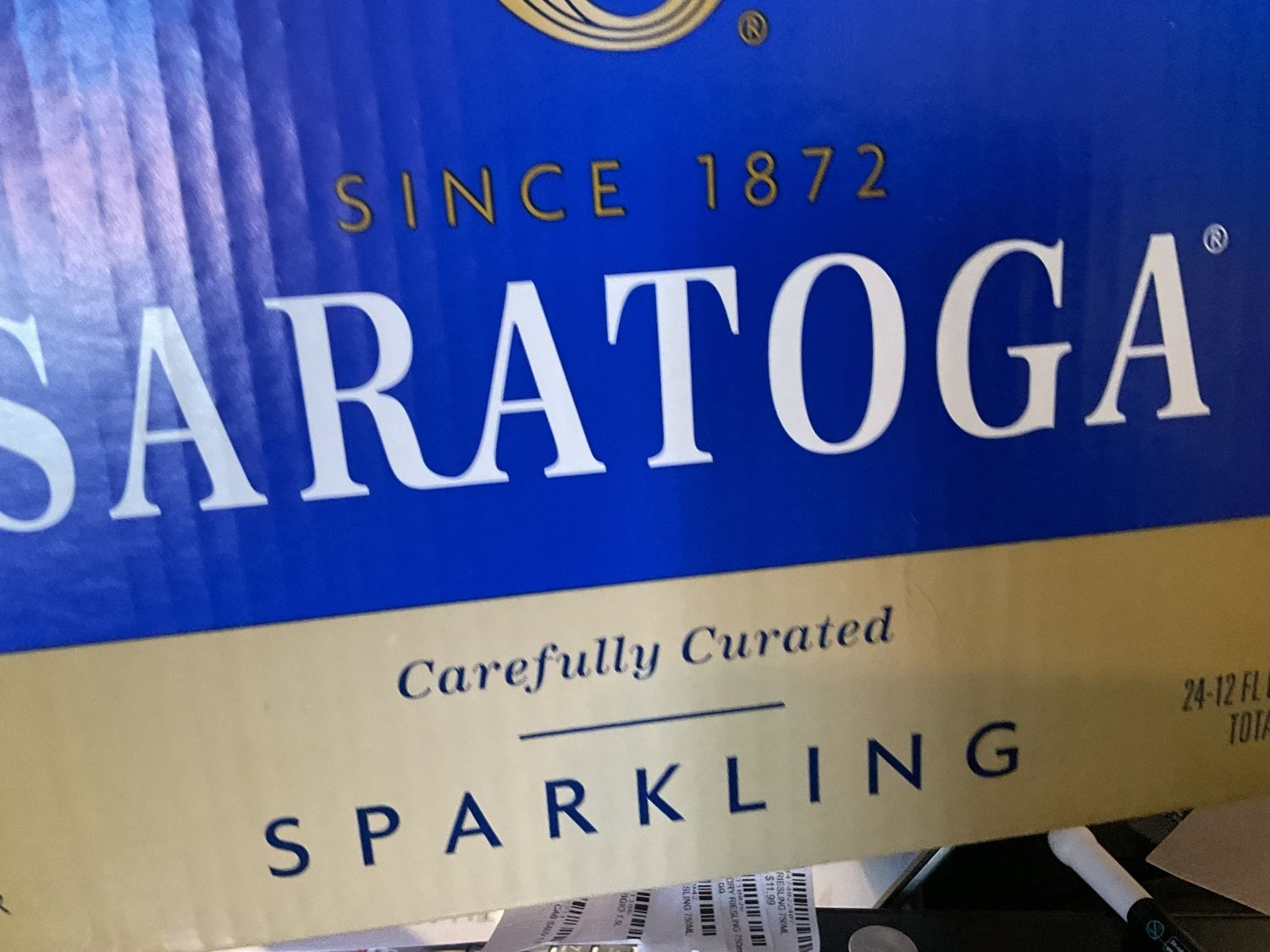 SARATOGA WATER 24pk