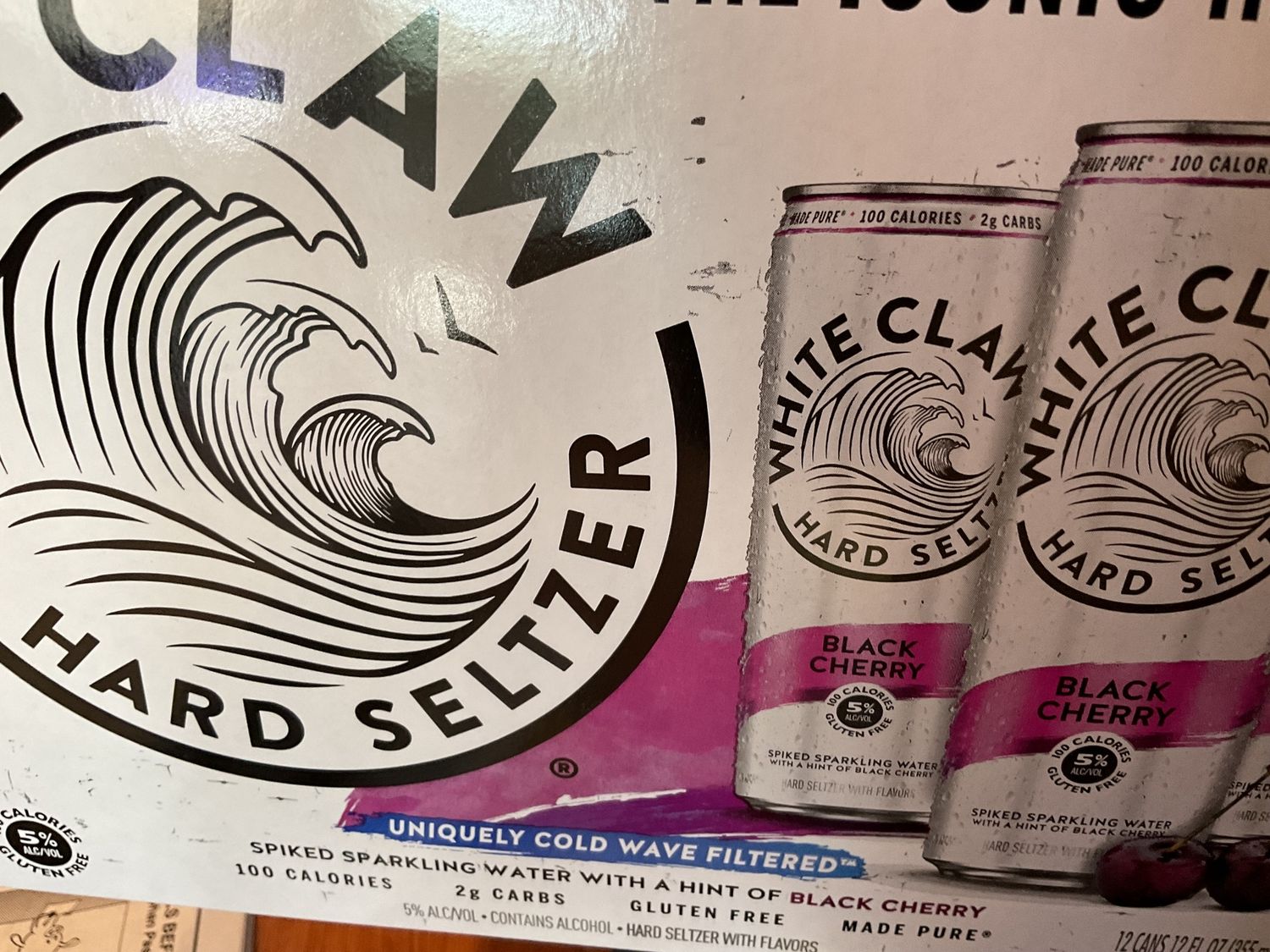 WHITE CLAW BLACK CHERRY 12PK