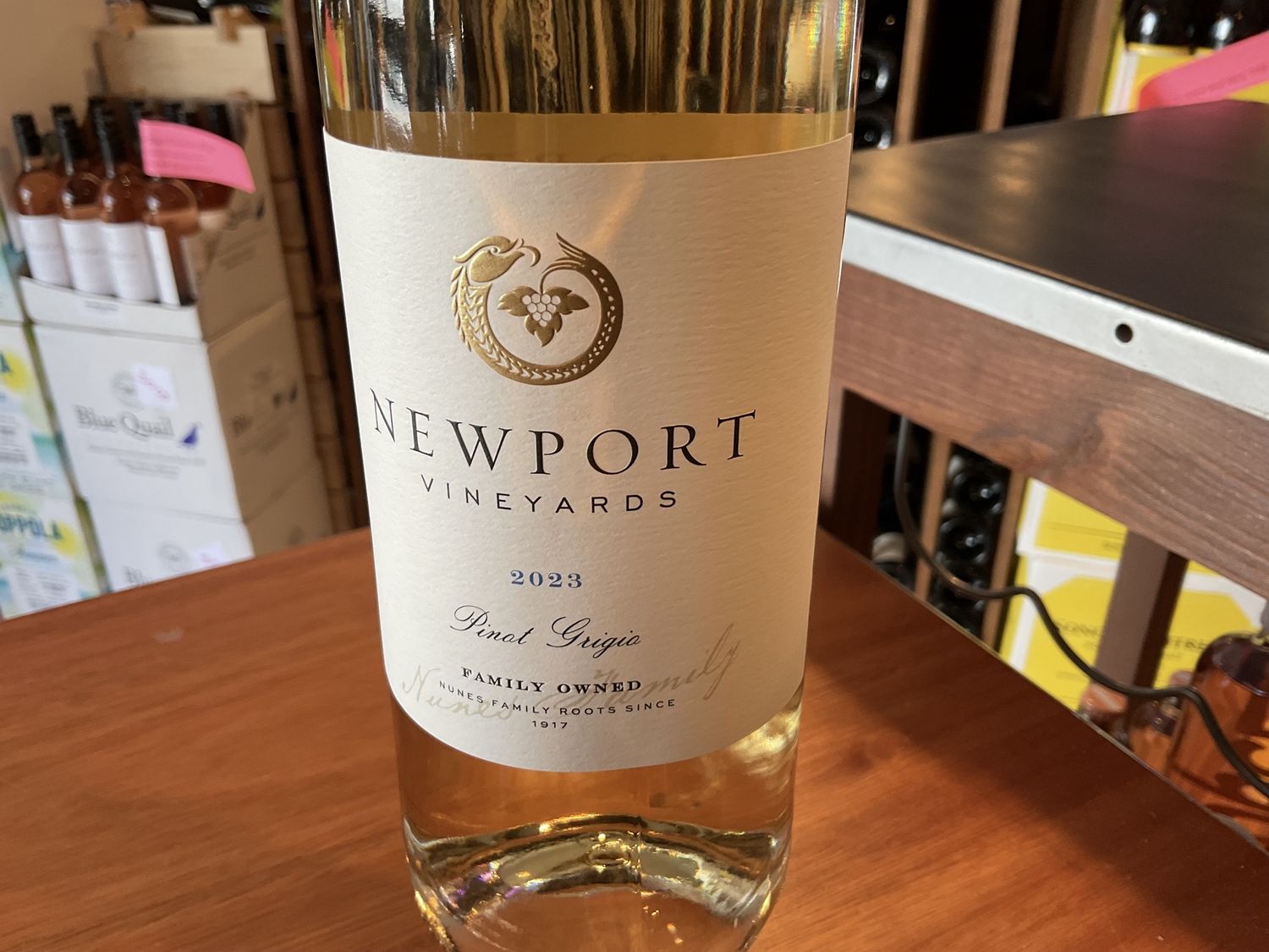 NEWPORT PINOT GRIGIO 750ml