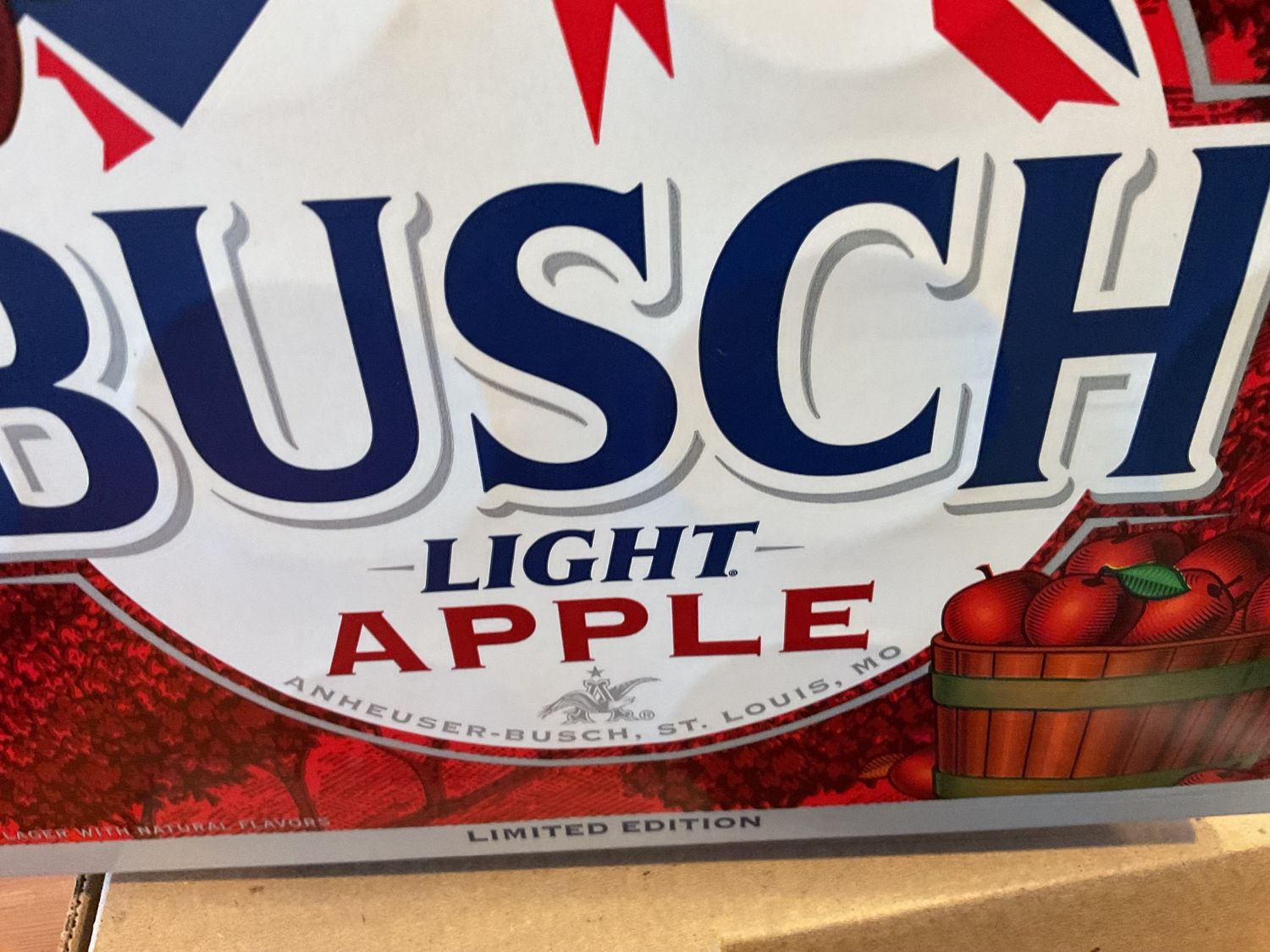 Busch light apple 12PK can