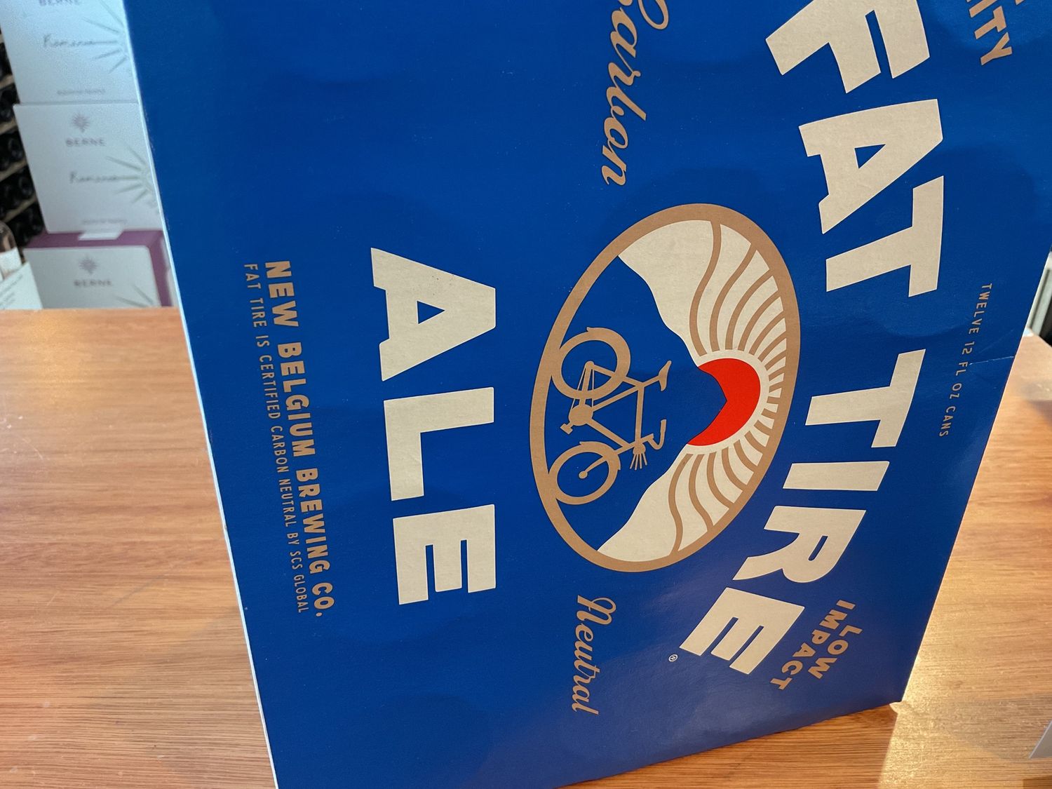 NEW BELGIUM FAT TIRE 12PK can