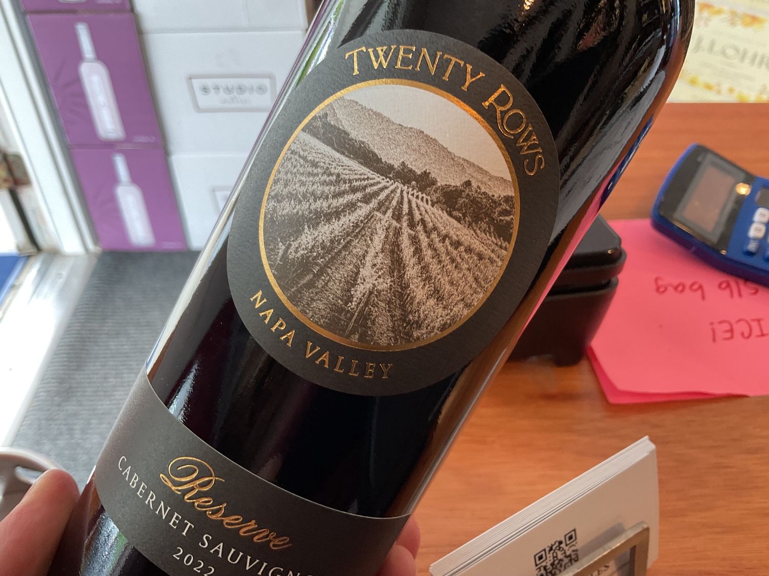 TWENTY ROWS NAPA CABERNET 750ml