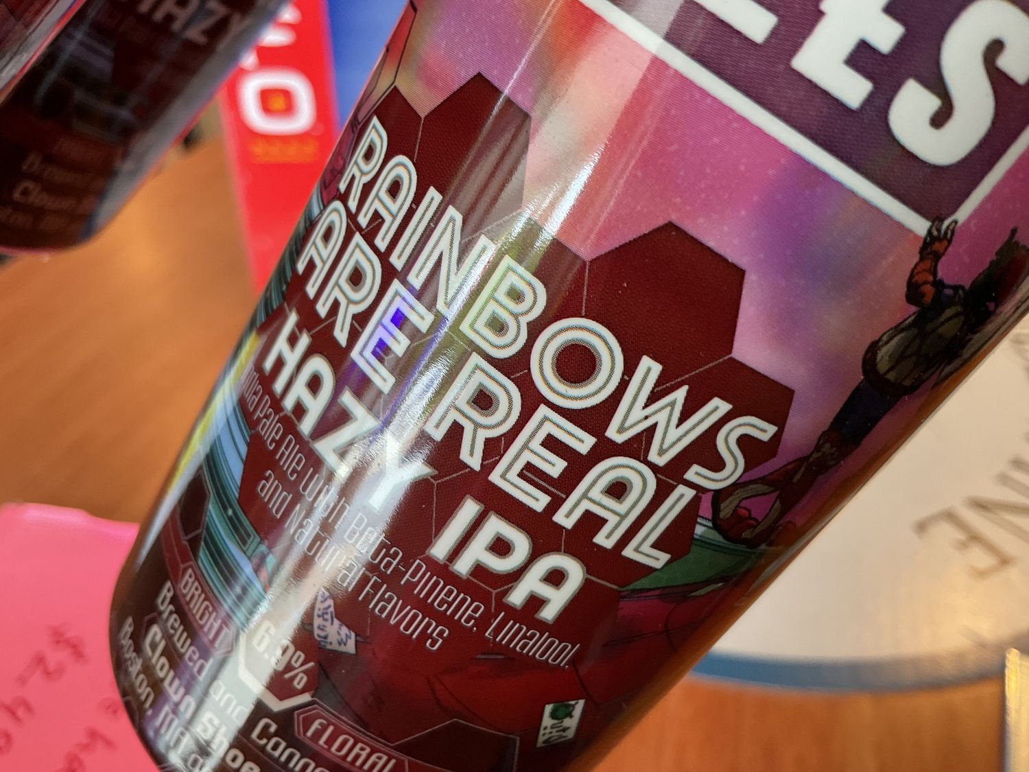 CLOWN SHOES RAINBOW HAZY 4pk