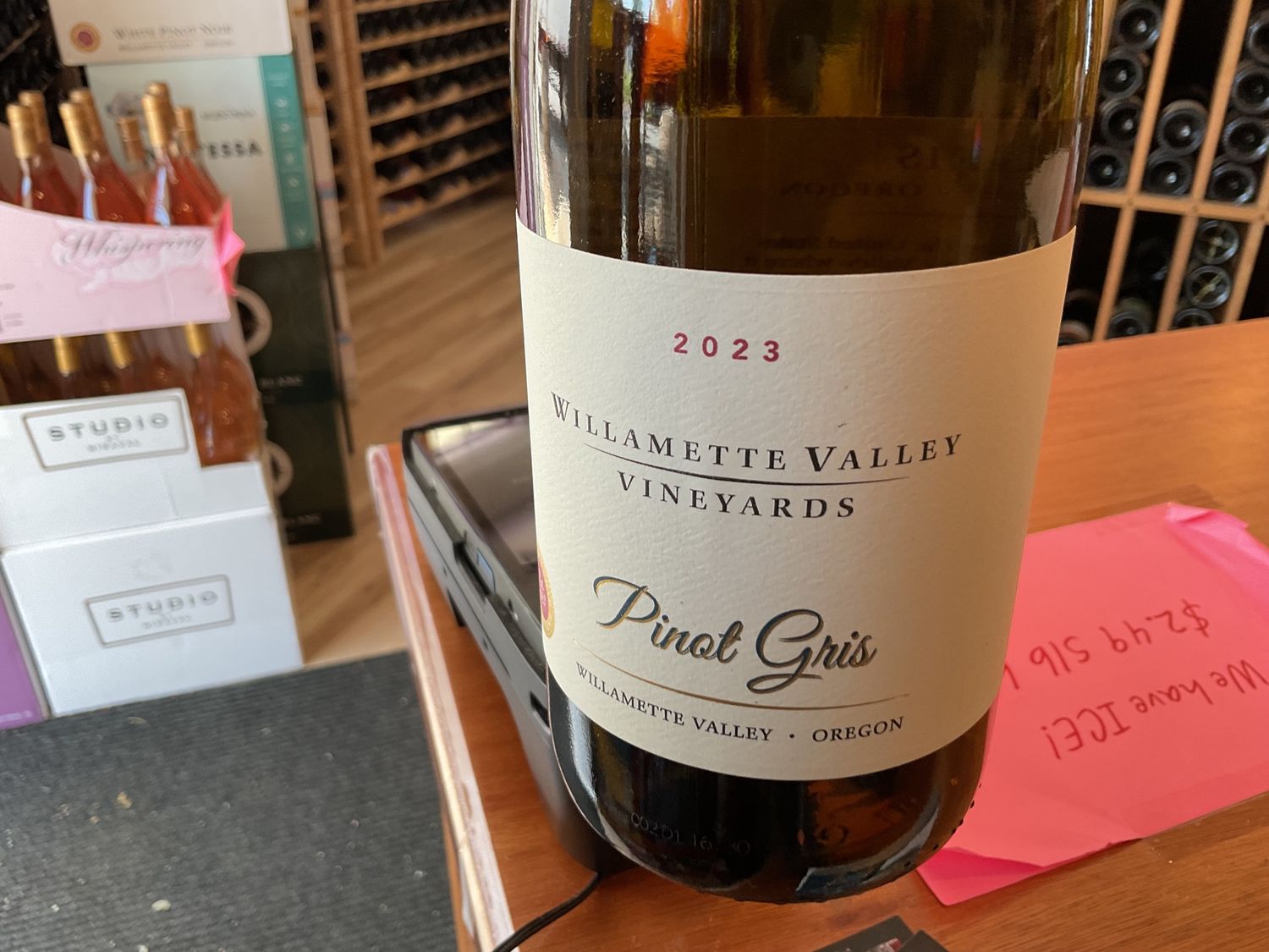 WILLAMETTE VALLEY PINOT GRIS 750ml