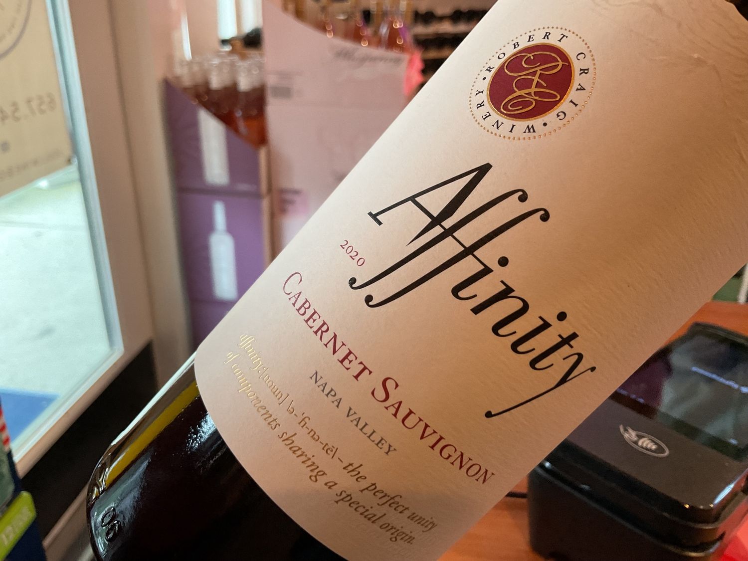 ROBERT CRAIG AFFINITY CAB 750ml