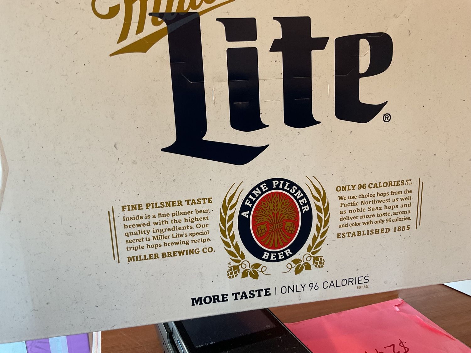 MILLER LITE 18PK BT
