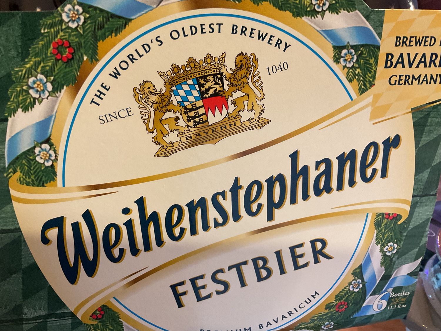 WEIHENSTEPHANER FESTBIER 6pk