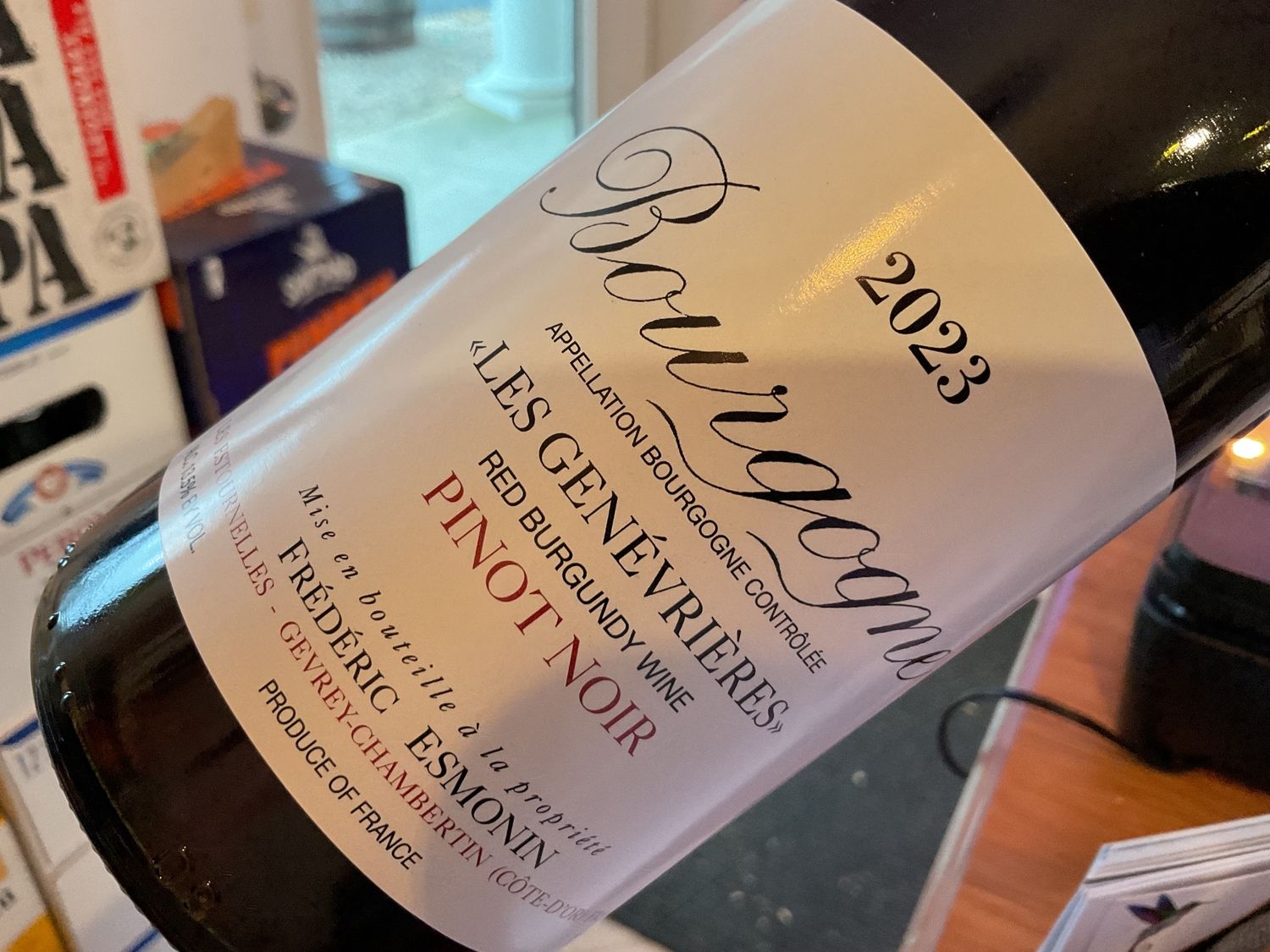 FREDERIC ESMONIN BOURGOGNE PINOT NOIR 750ml