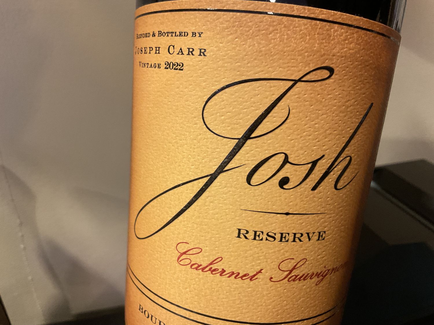 JOSH BOURBON CAB 750ml
