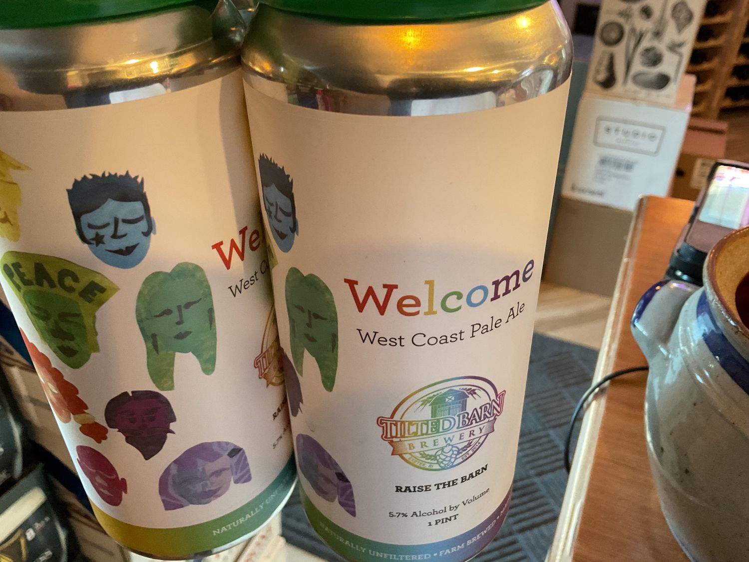 TILTED BARN WELCOME  4pk