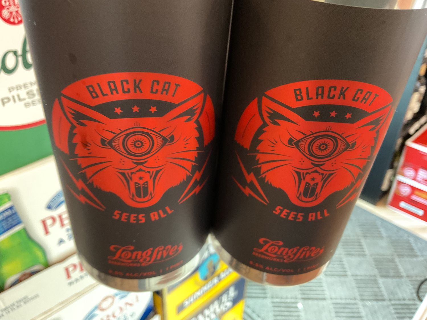 LONG LIVE BLACK CAT SEES ALL 4PK