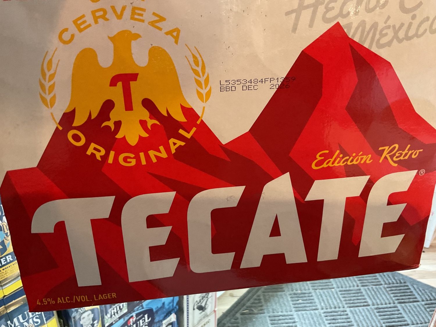 TECATE 12PK can