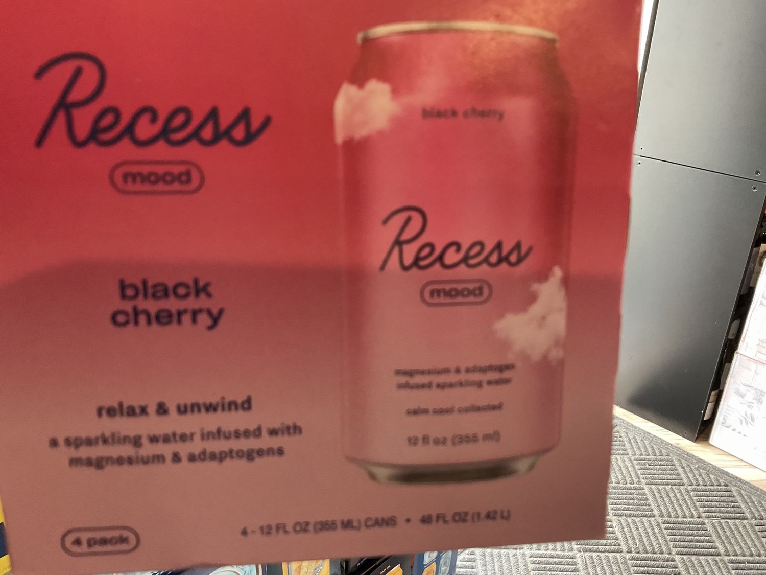 RECESS MOOD BLACK CHERRY 4 pk