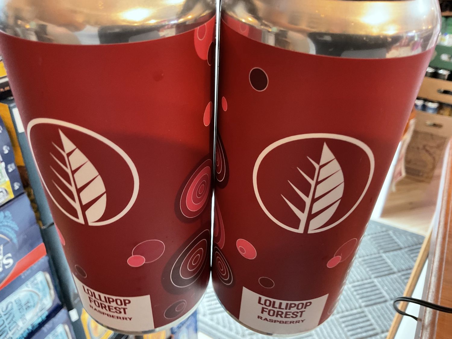 DECIDUOUS LOLLIPOP RASPBERRY SOUR 4 pk
