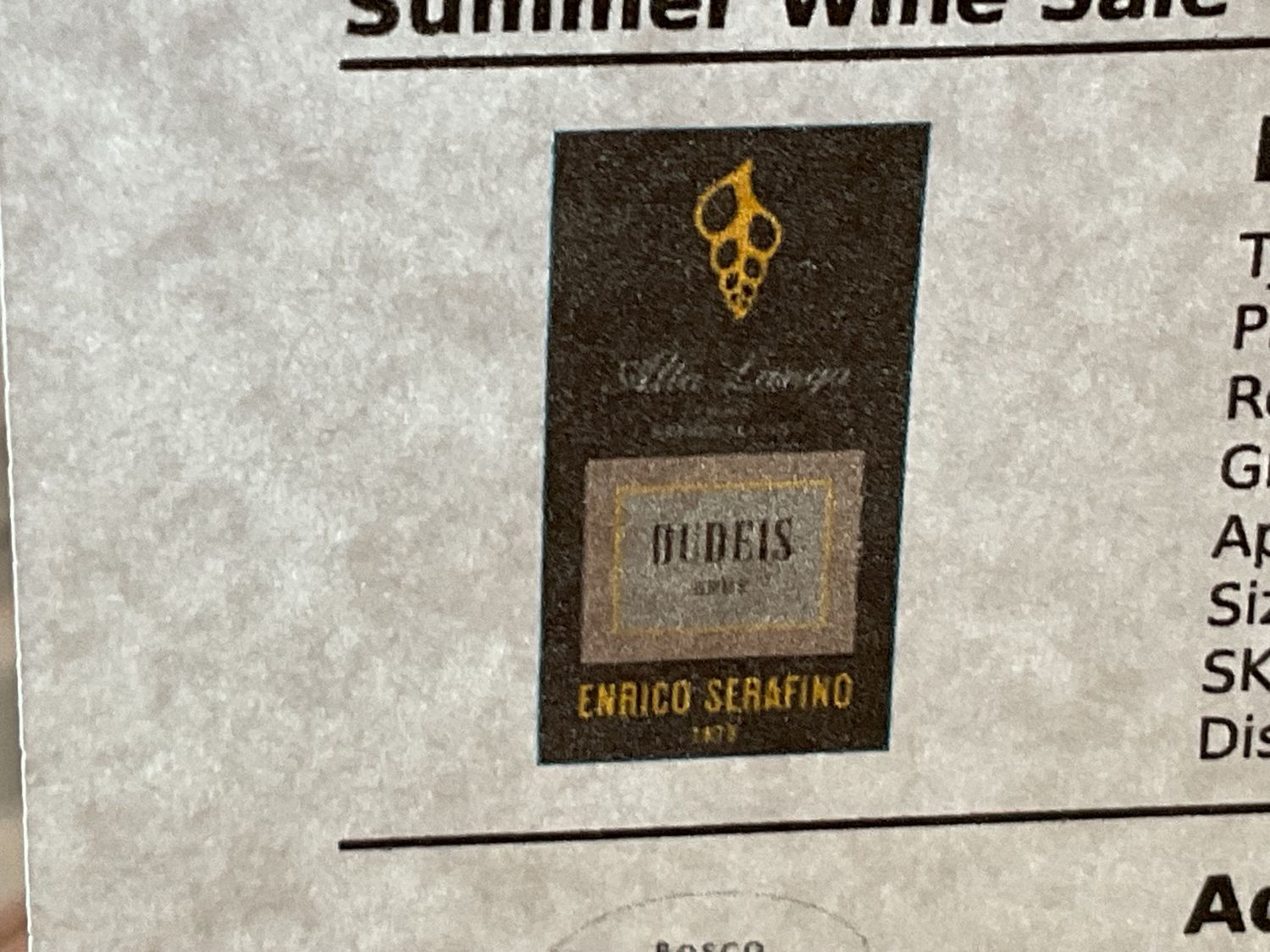 ENRICO SERAFINO ALTA LANGA BRUT 750ml