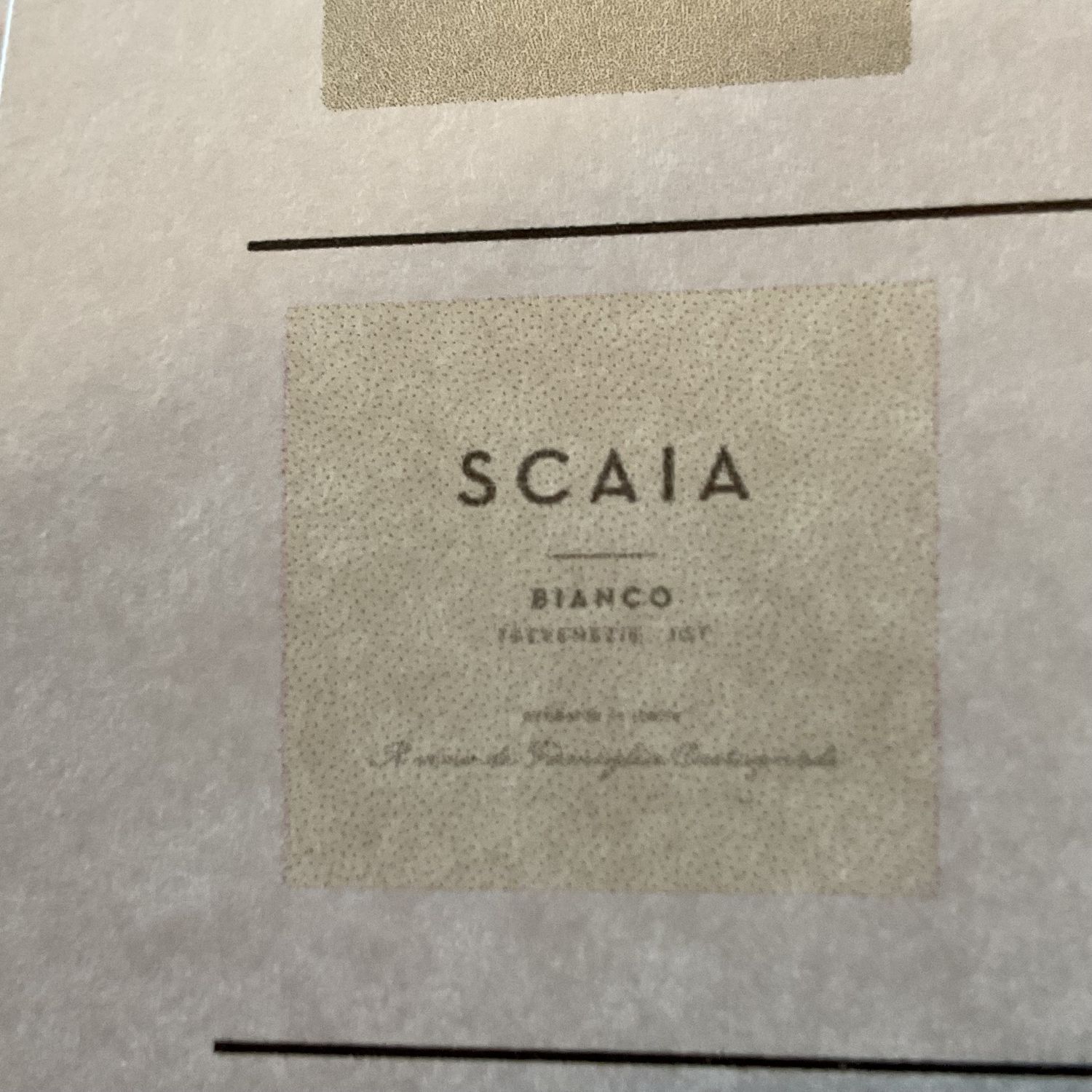 SCAIA BIANCO 750ml