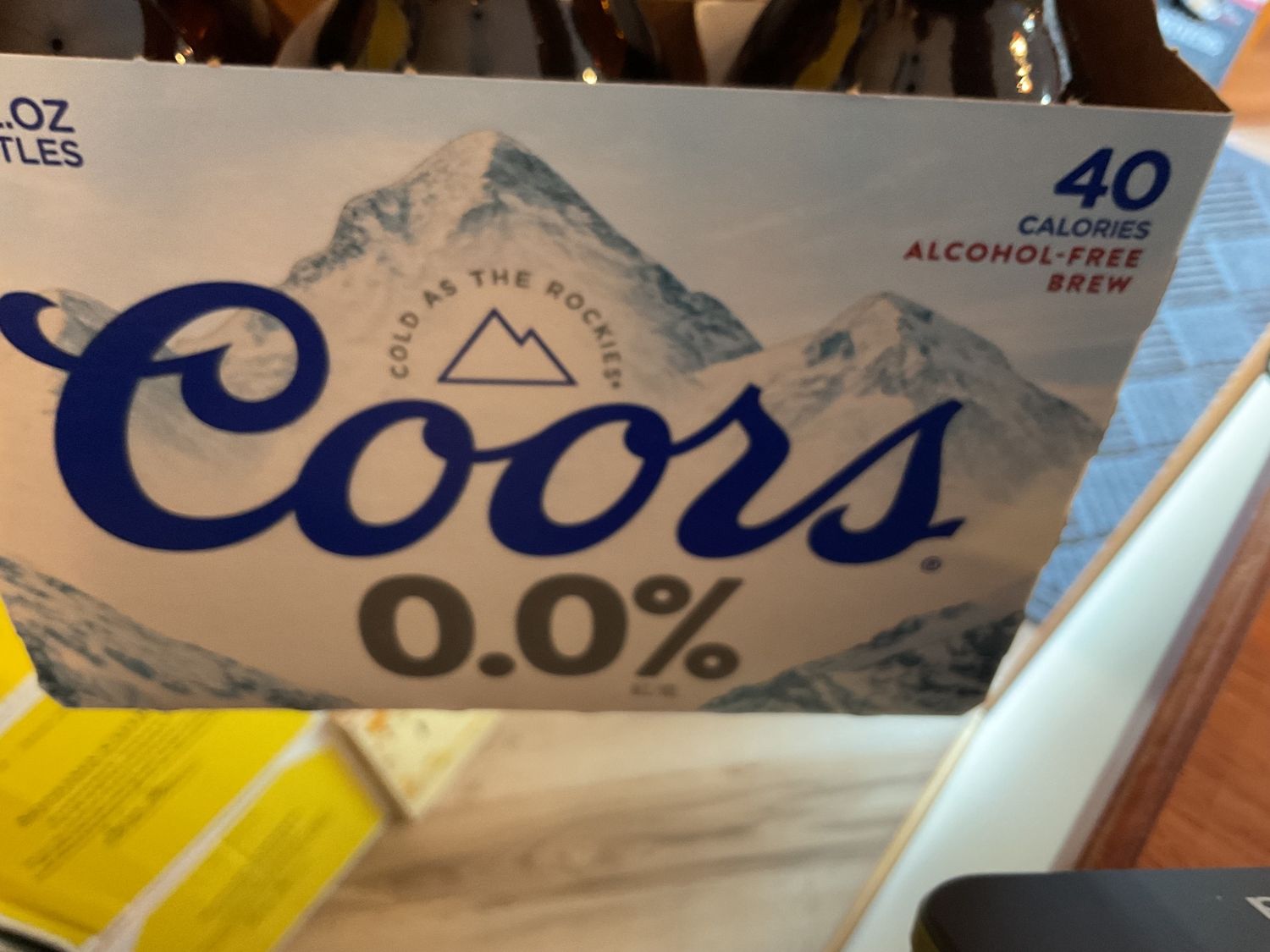 COORS 0.0% NA 6PK bottle