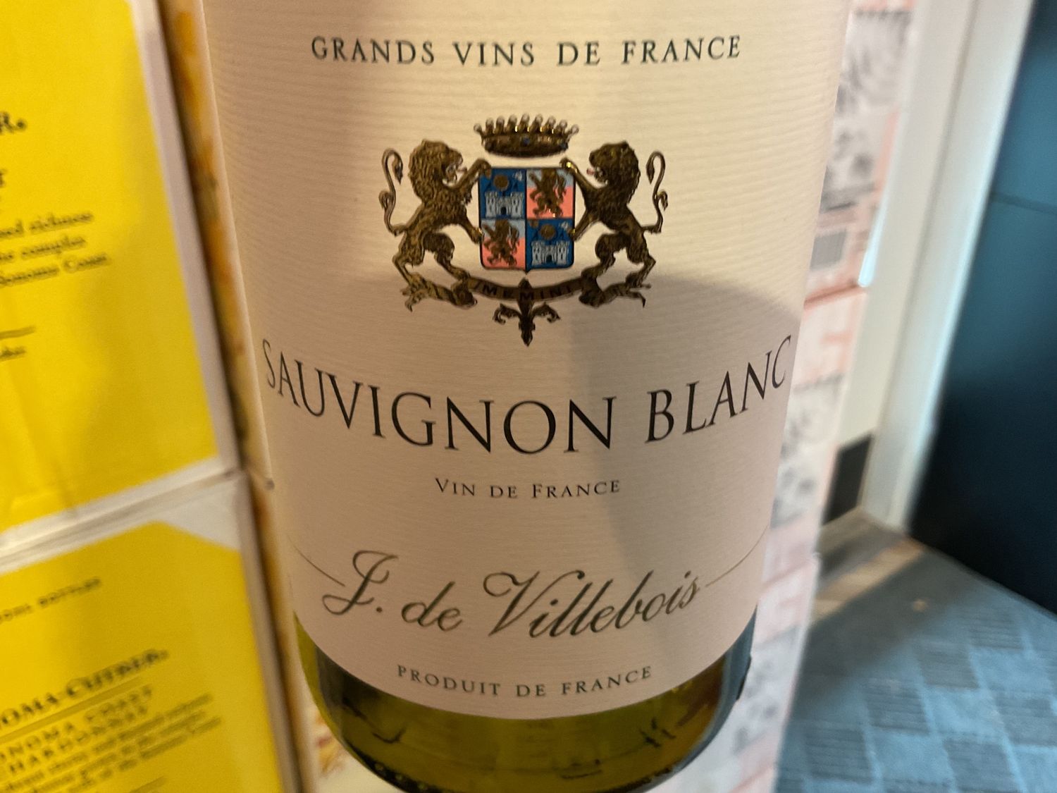 VILLEBOIS SAUVIGNON BLANC 750ml