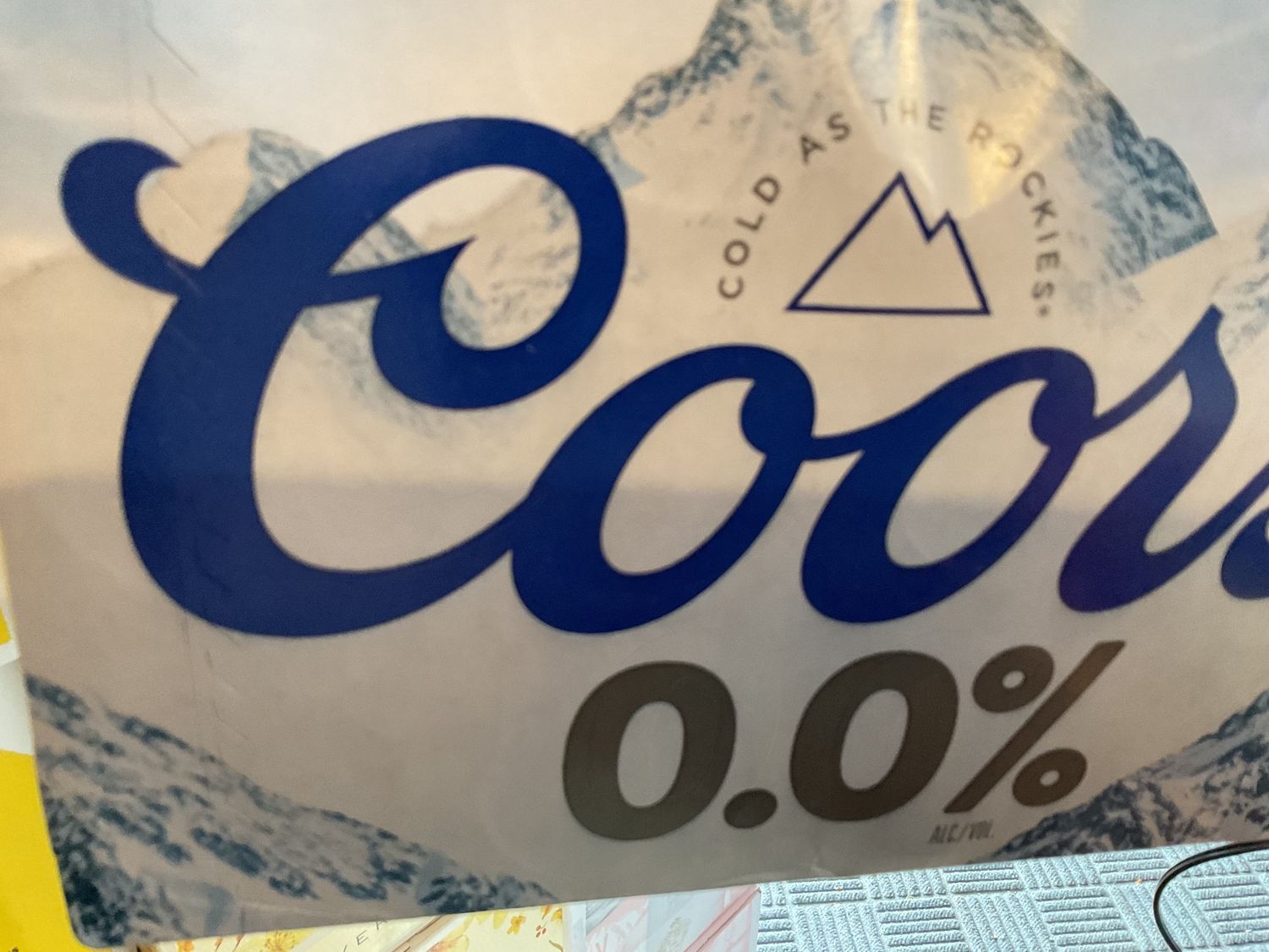 COORS 0.0 12 pk can