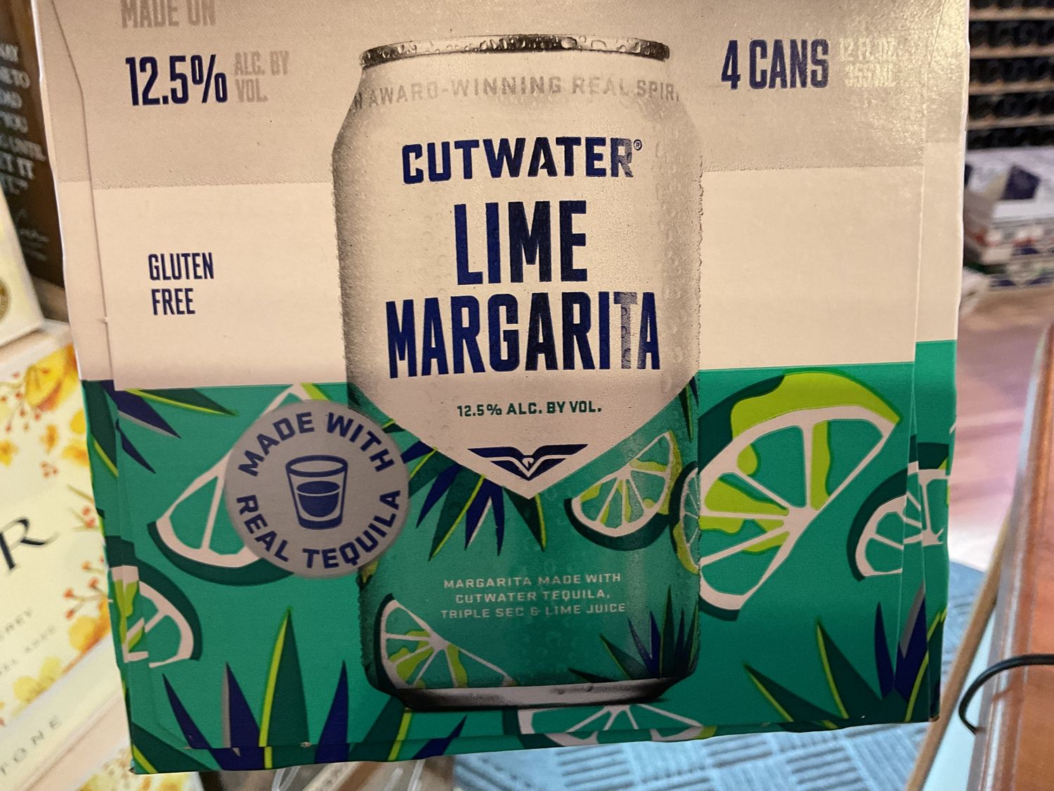 CUTWATER  LIME MARGARITA 4pk