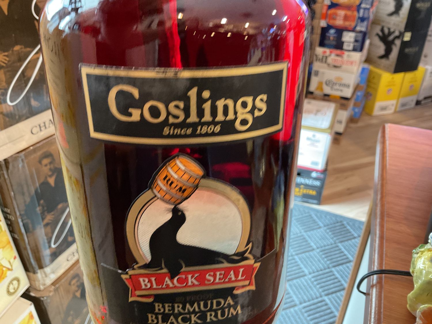 GOSLING BLACK RUM 1.75L