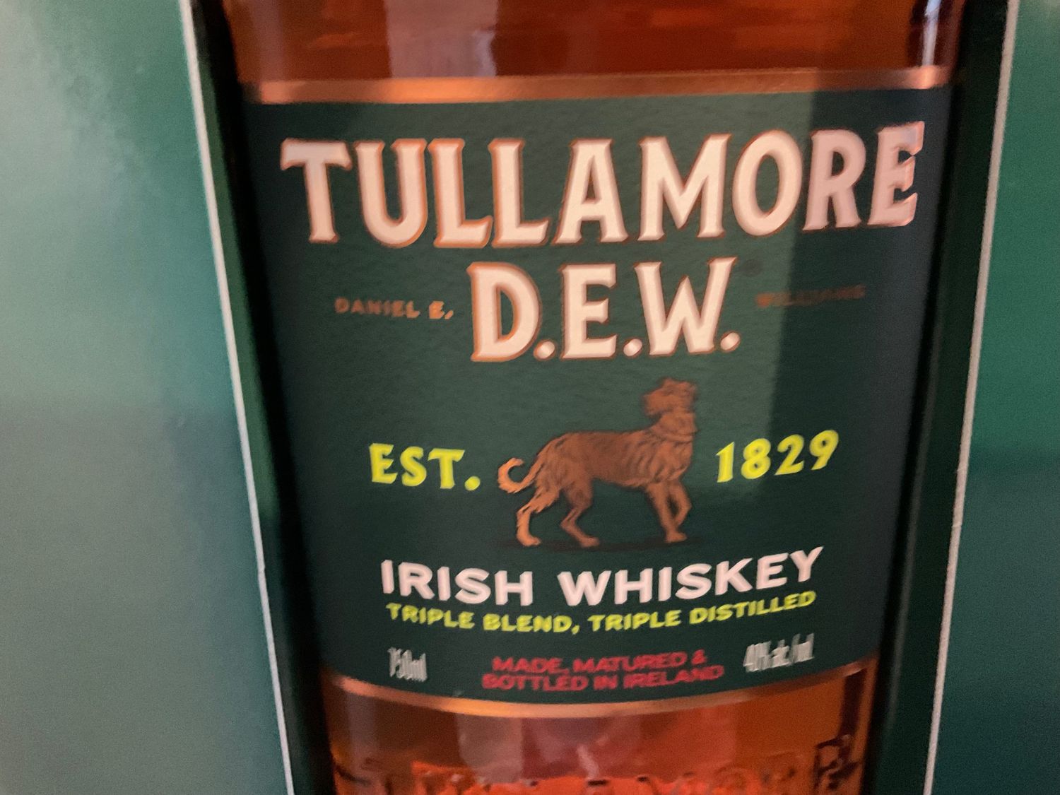 TULLAMORE D.E.W.  750ml