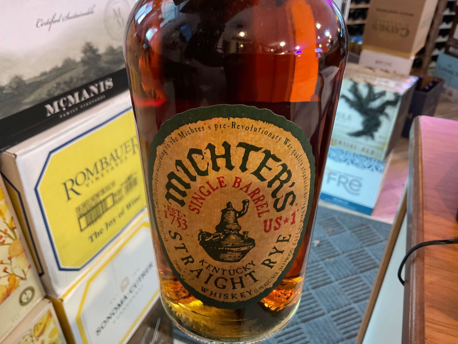 MICHTERS STRAIGHT RYE WHISKEY