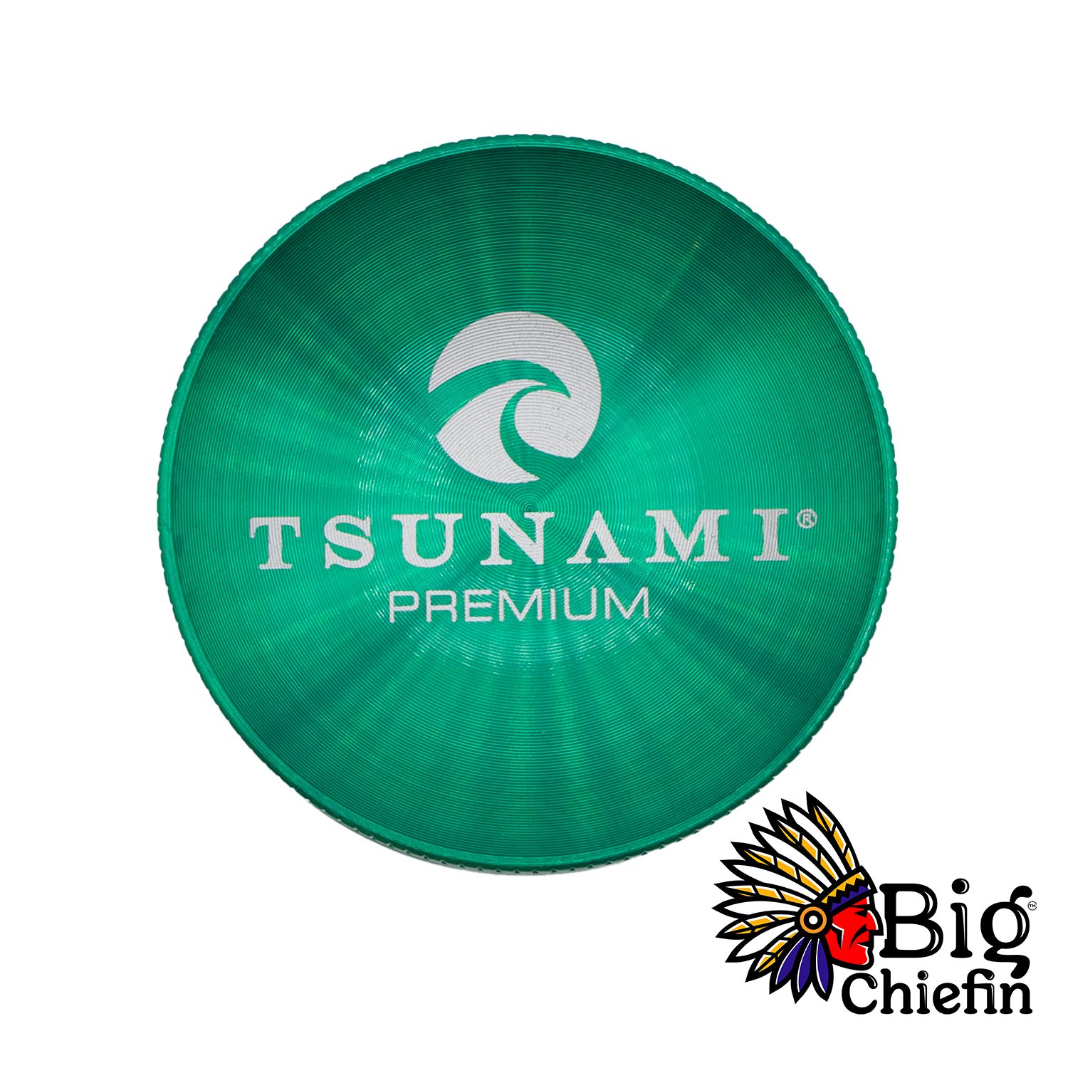 50MM TSUNAMI SUNKEN TOP GRINDER, Colour: Green