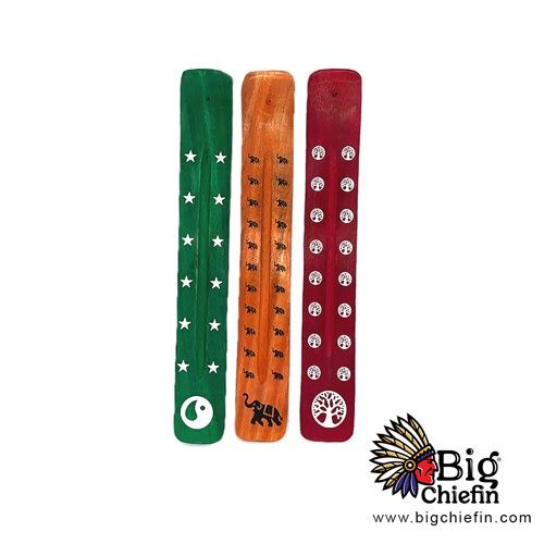 WOODEN INCENSE BURNER