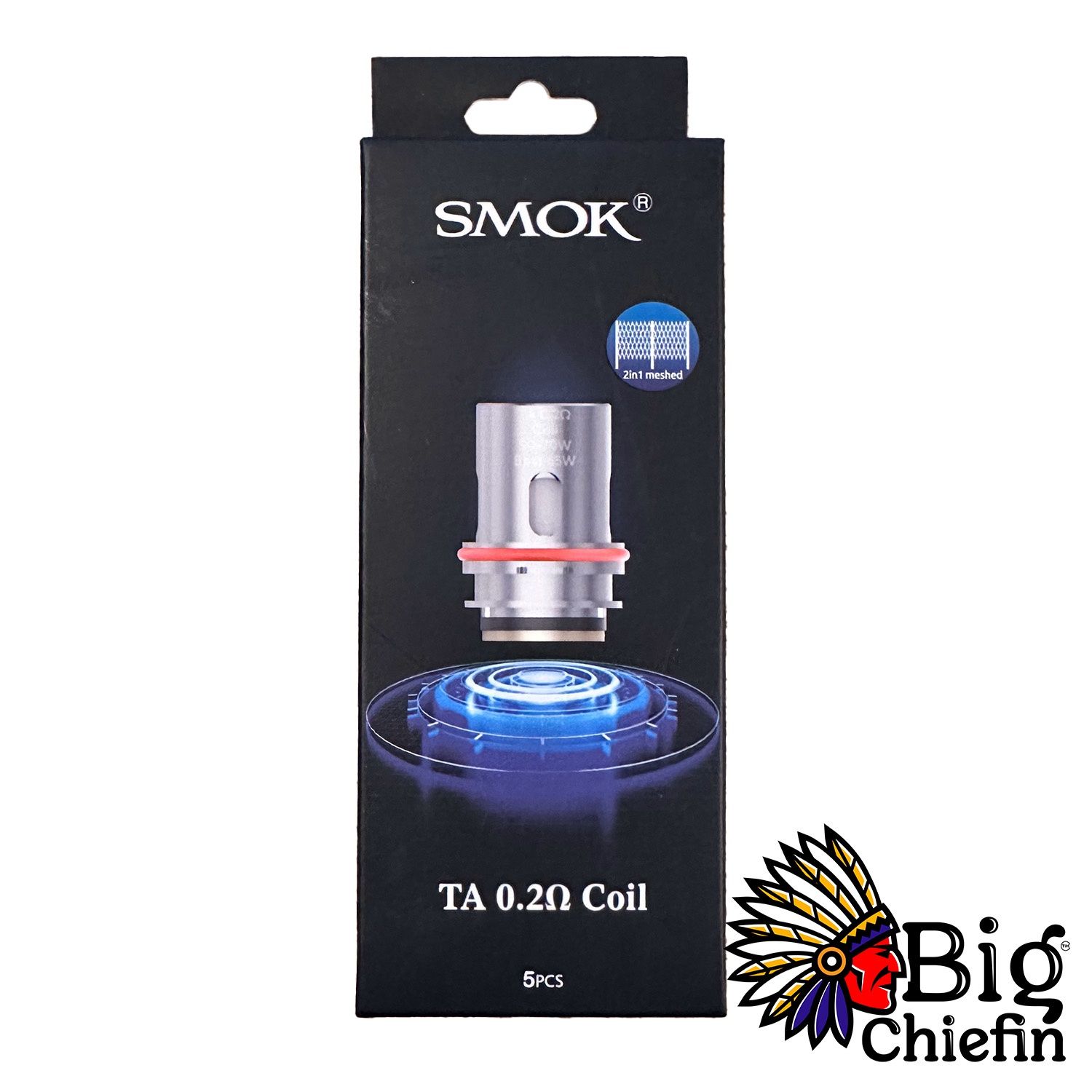 SMOK TA Replacement Coils-5 Pack-0.2ohm