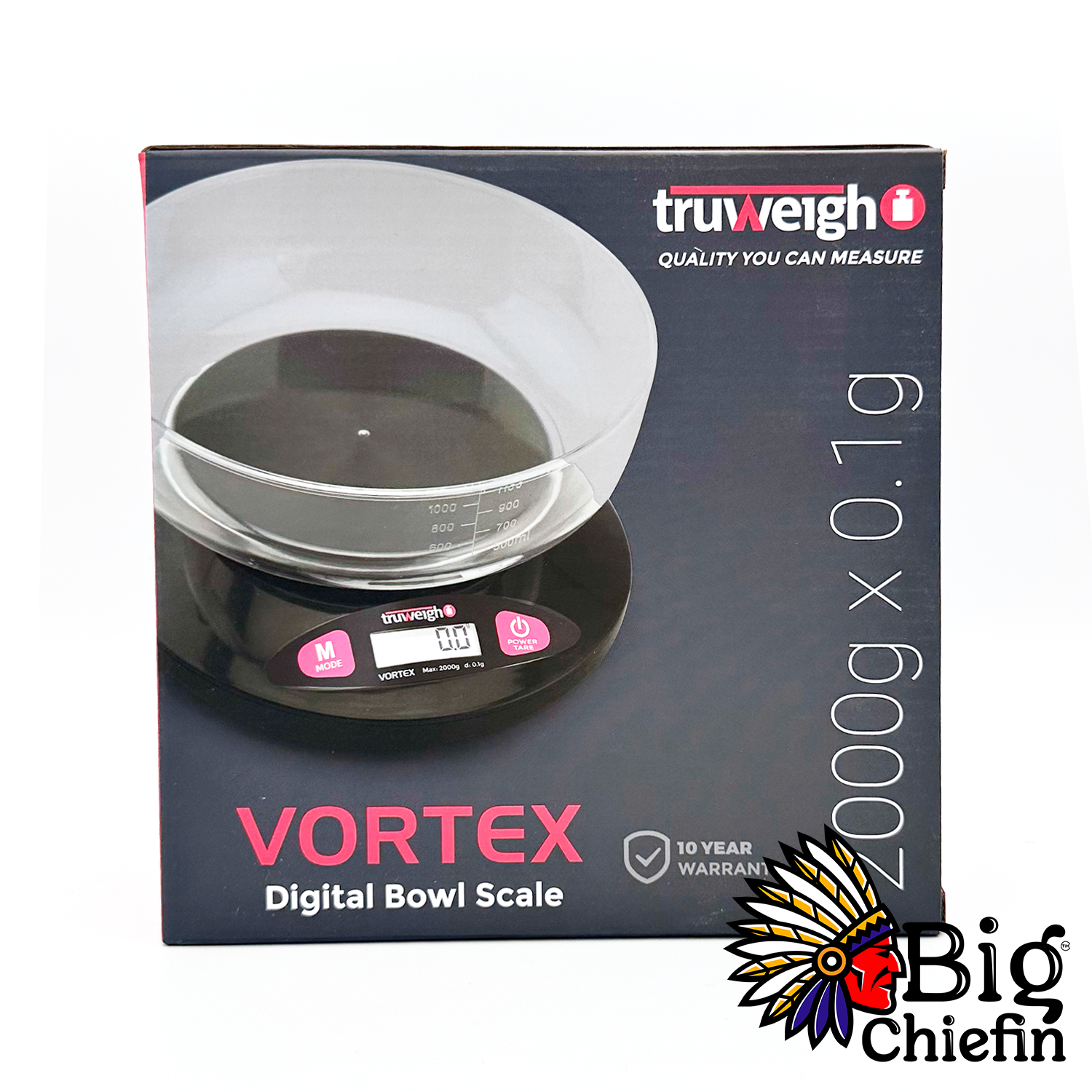 Truweigh Vortex Bowl Scale 2000gx0.1g