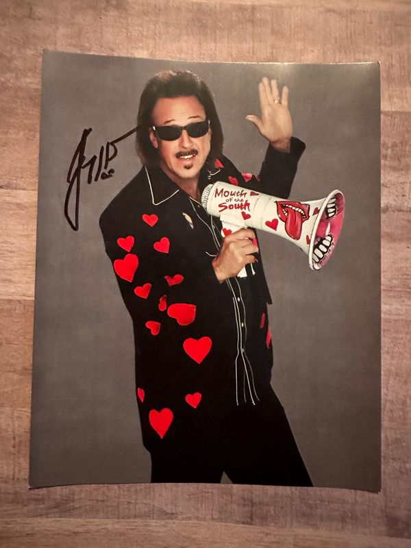 Jimmy Hart Autographed 8x10 (Futurama)