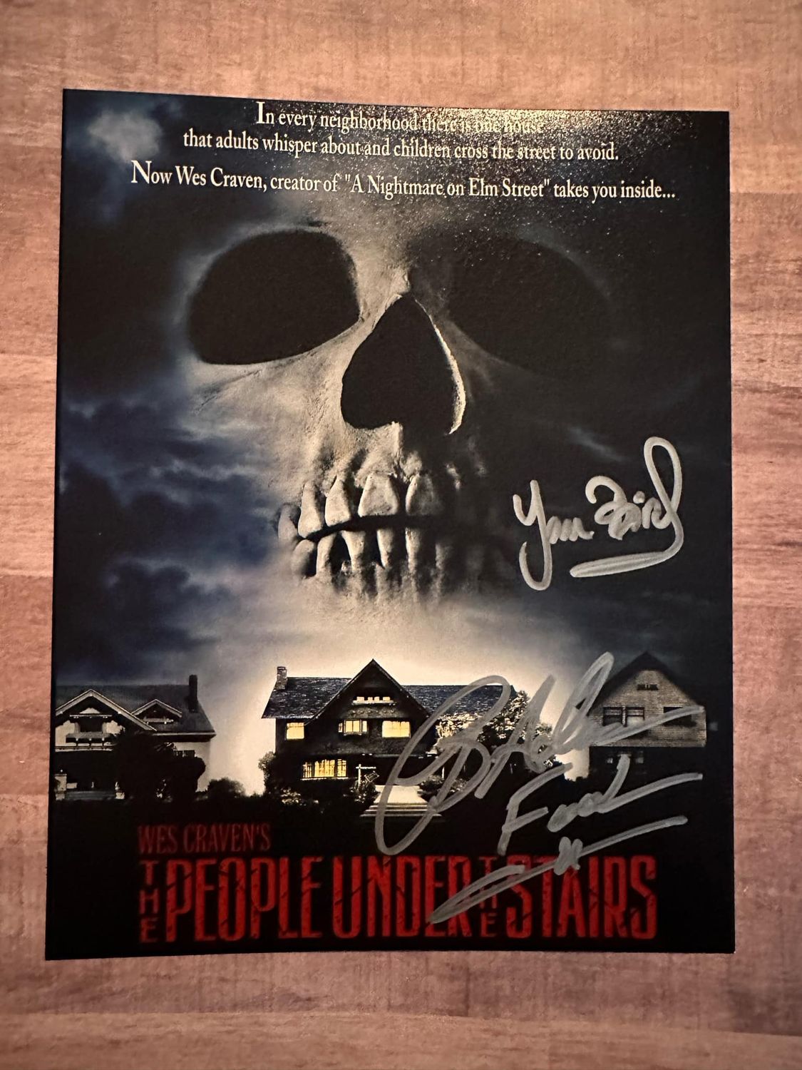 People Under the Stairs (2 Signatures Yan Birch and Brandon Adams) Autographed  8x10